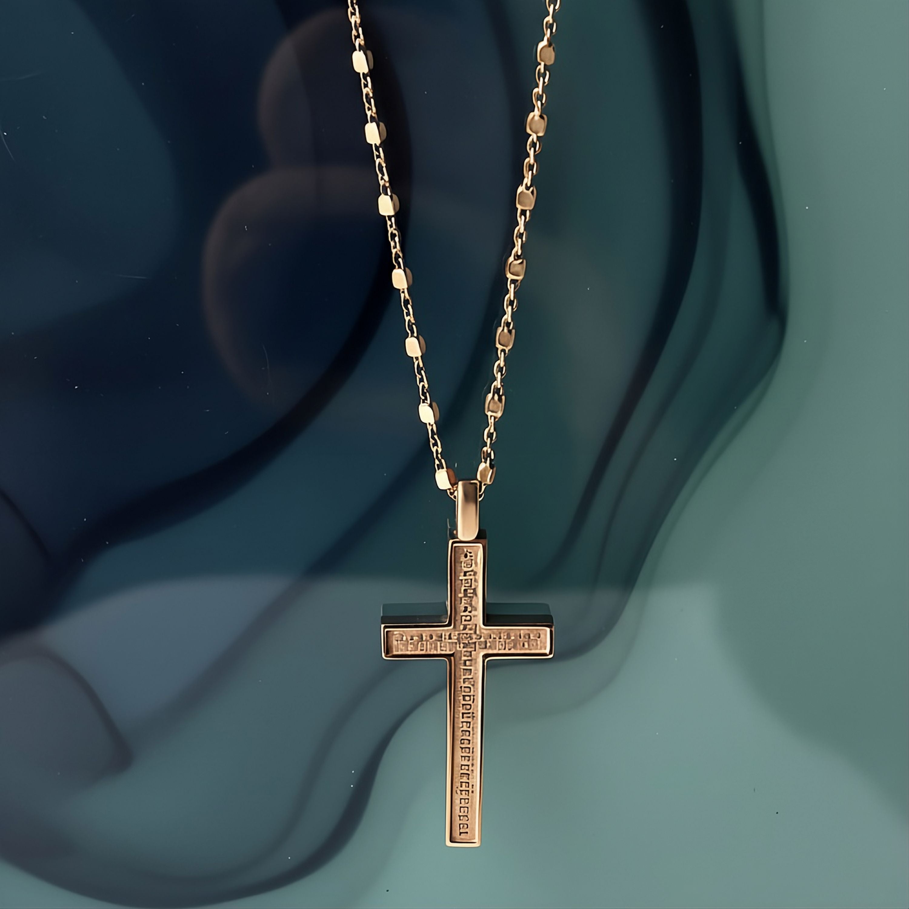 Rose Gold Cross Necklace