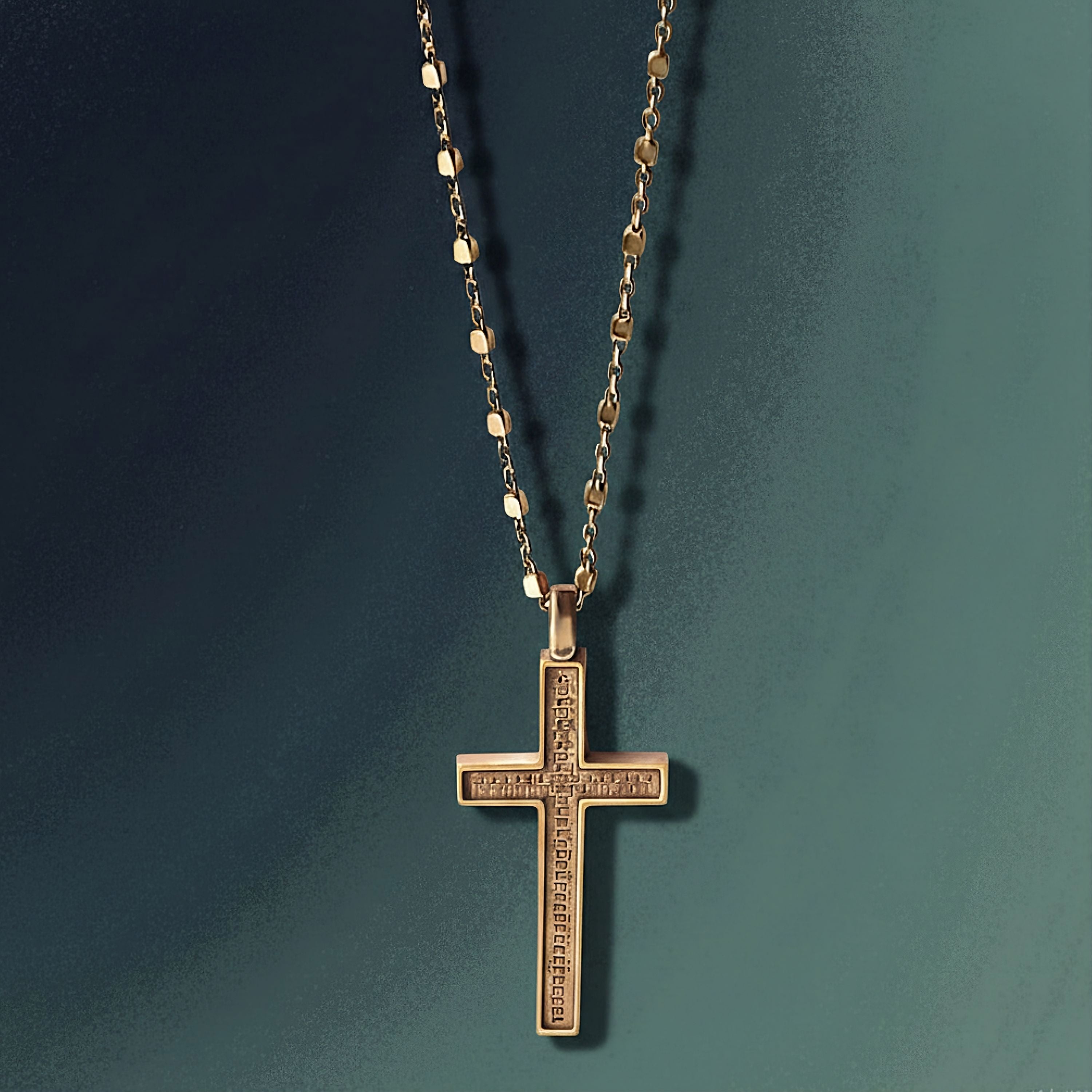 Rose Gold Cross Necklace