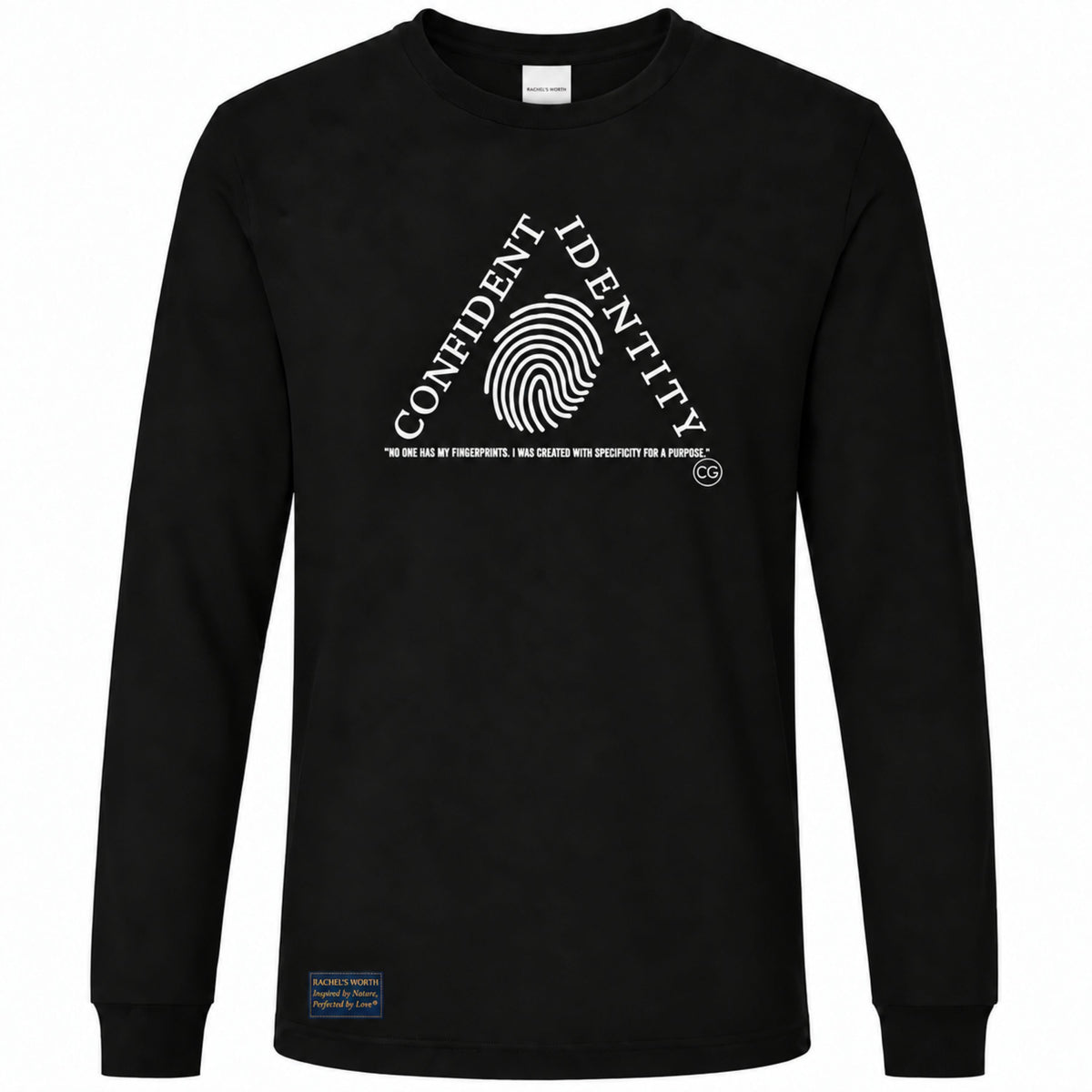 Camiseta de manga larga Triángulo de identidad segura
