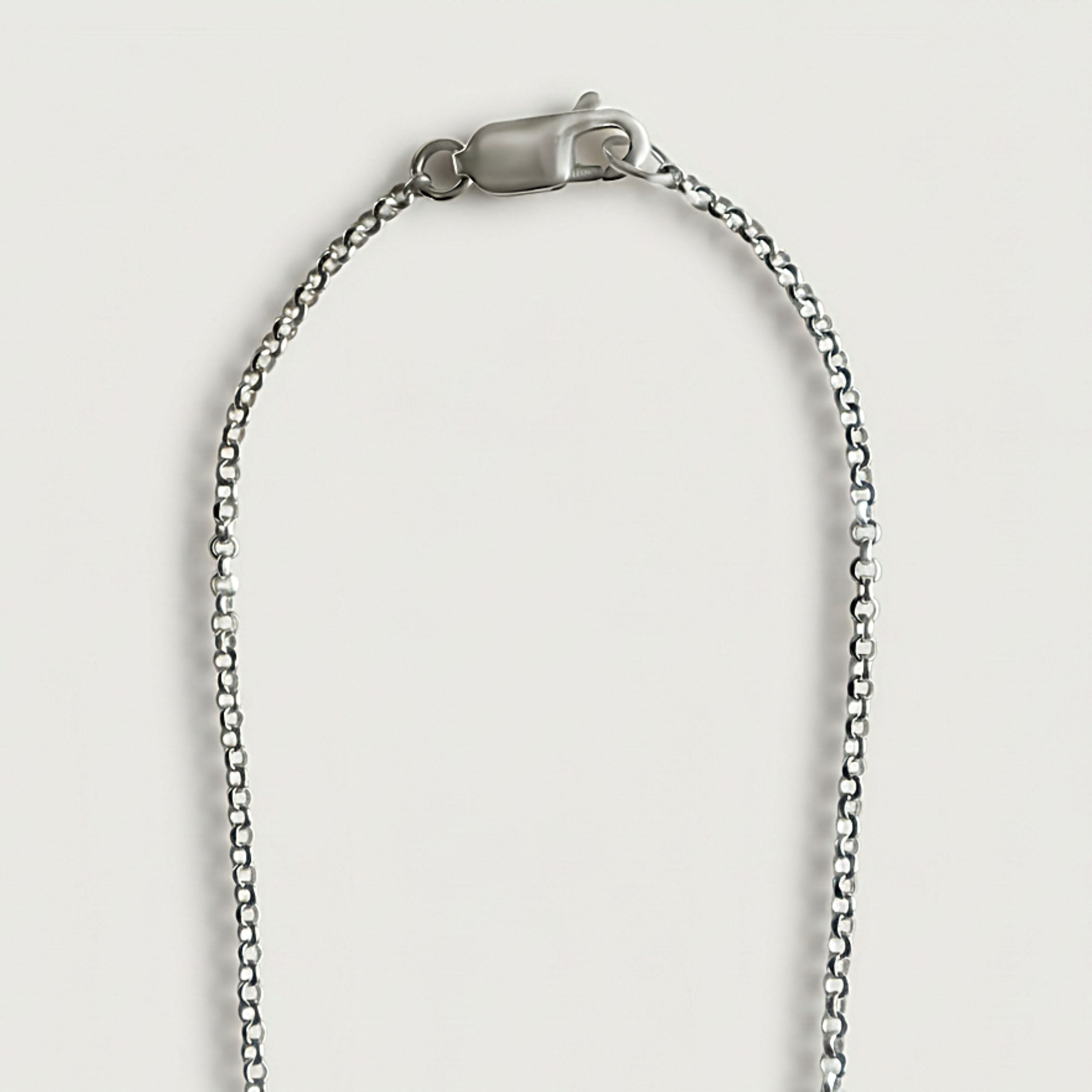 Confident Identity Sterling Silver Coin Necklace