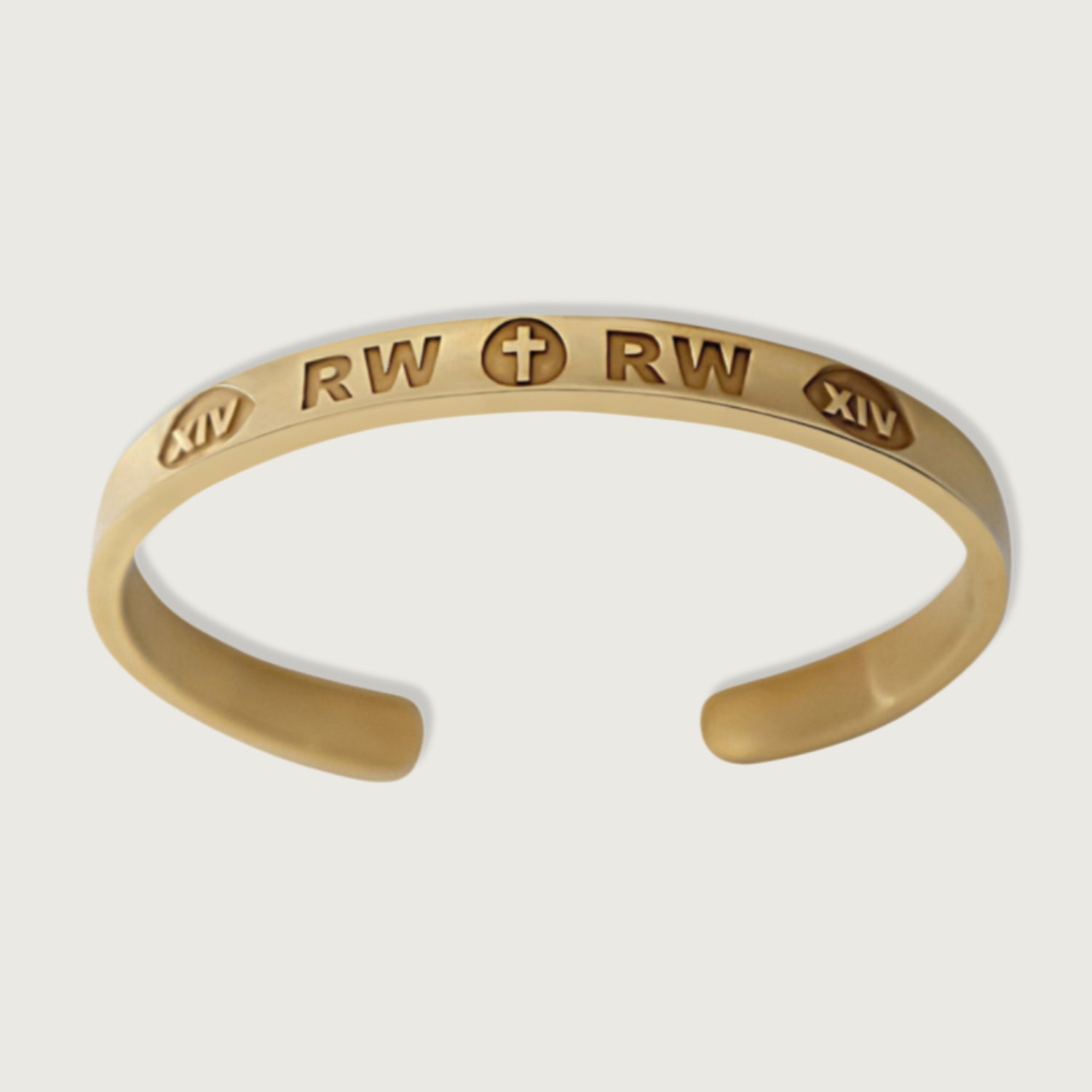 Lineage 14k Solid Gold Cuff Bracelet