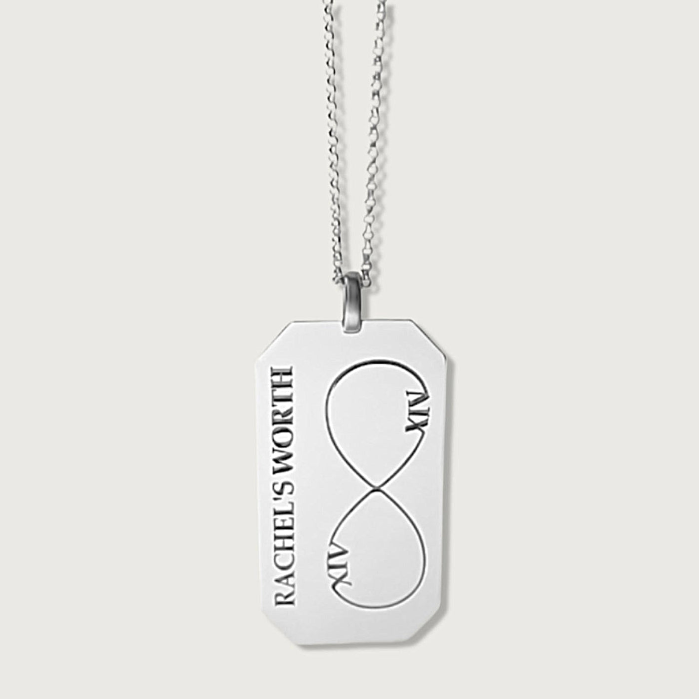 Rachel's Worth Infinity Sterling Silver Pendant Necklace