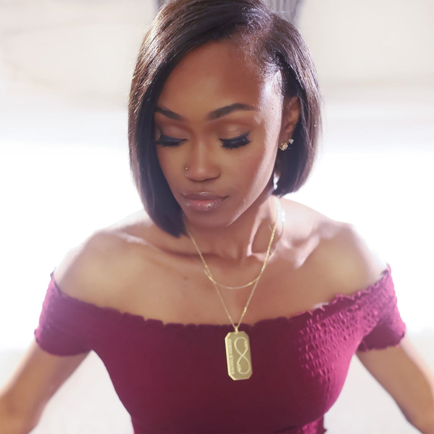 Rachel's Worth Infinity 14k Gold Pendant Necklace