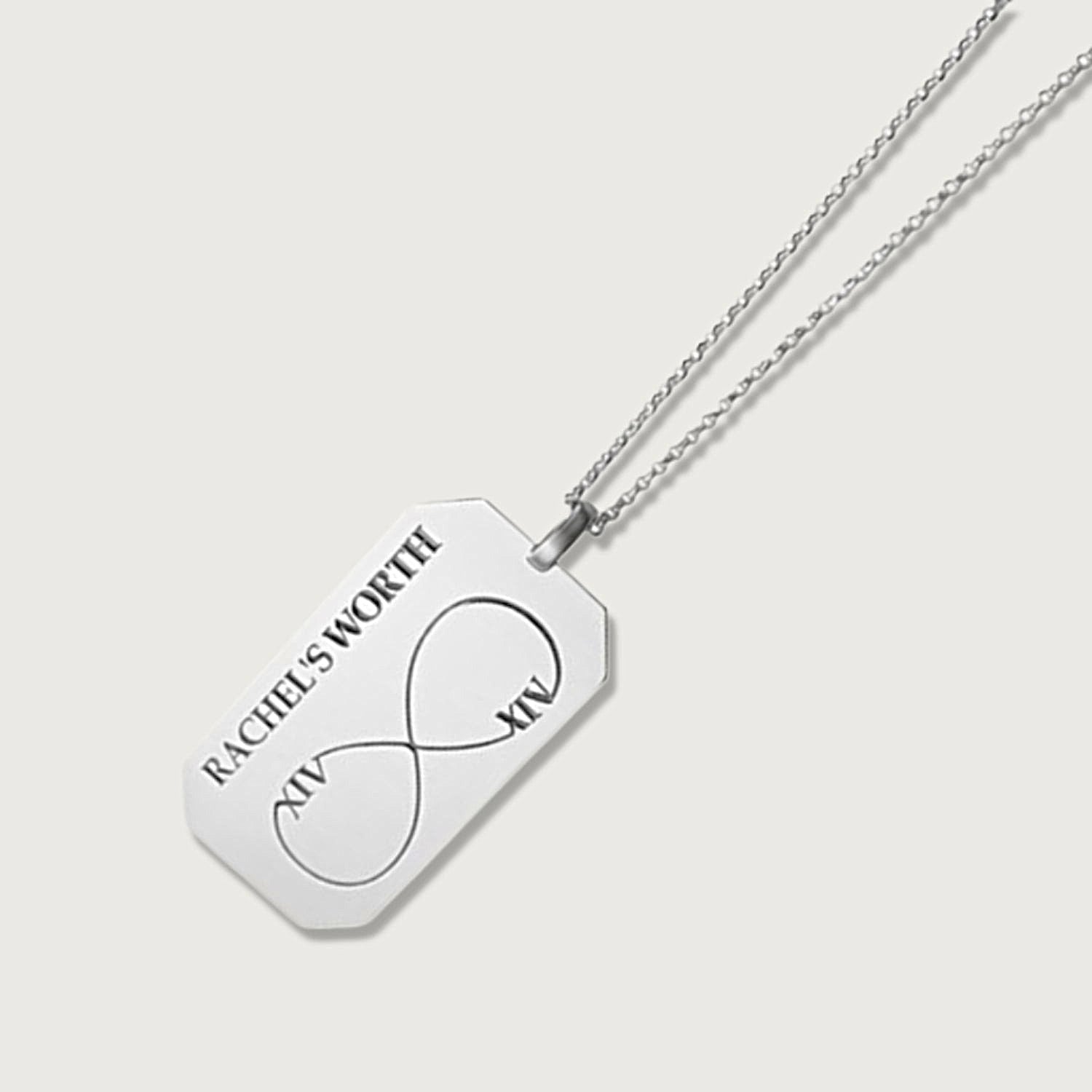 Rachel's Worth Infinity Sterling SIlver Pendant Necklace