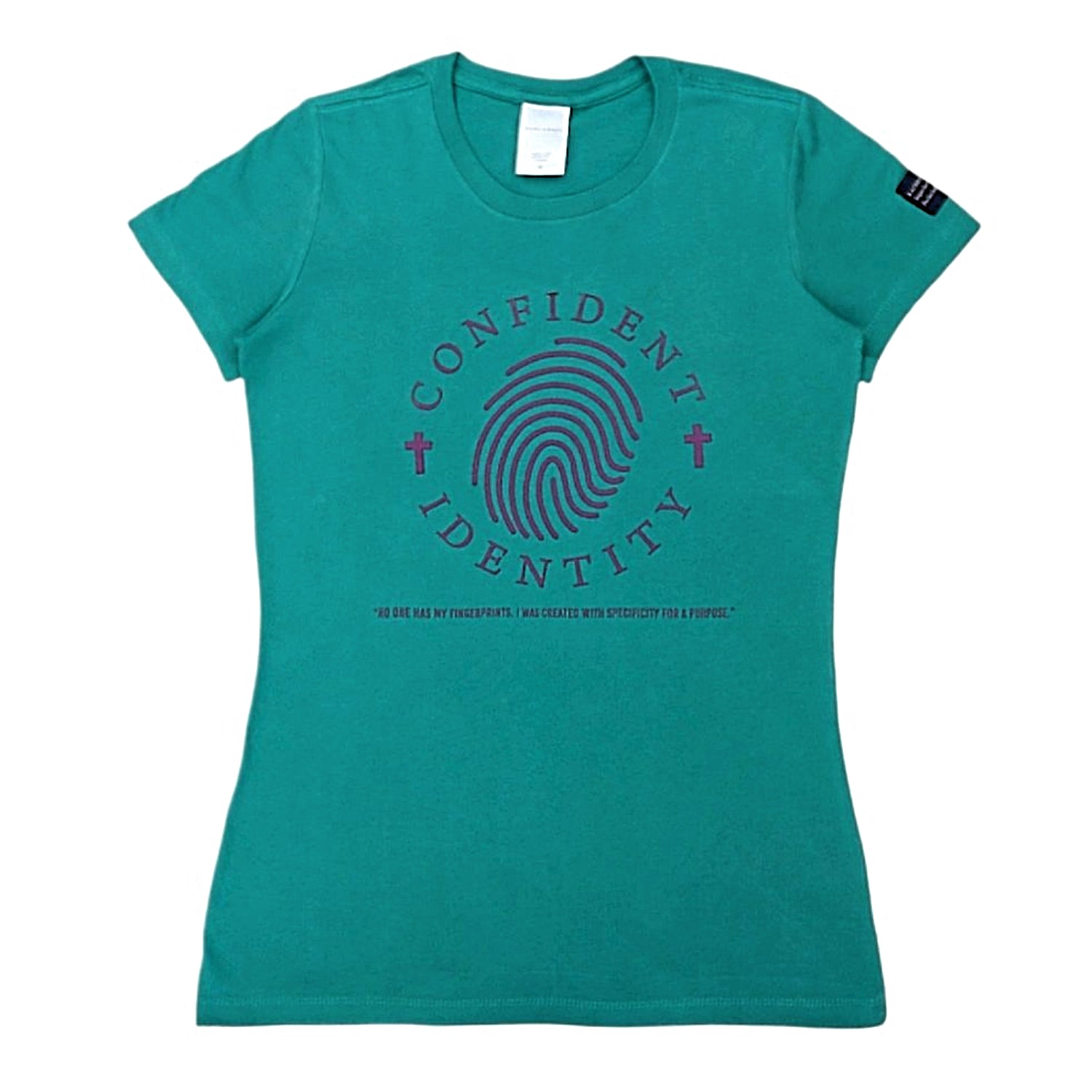 Slim Fit Kelly Green Confident Identity T-Shirt