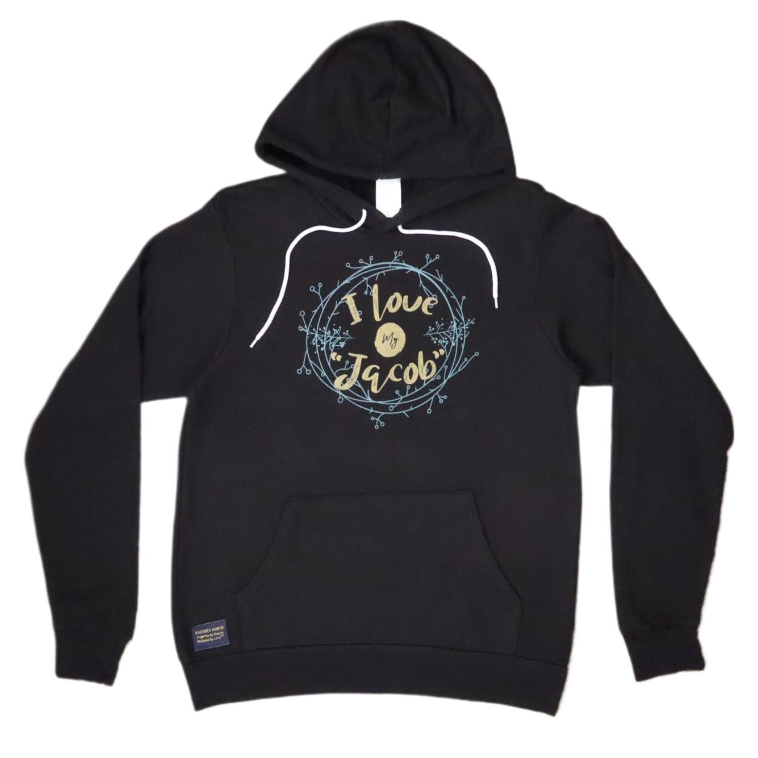 Black I love My "Jacob" Reef Hoodie