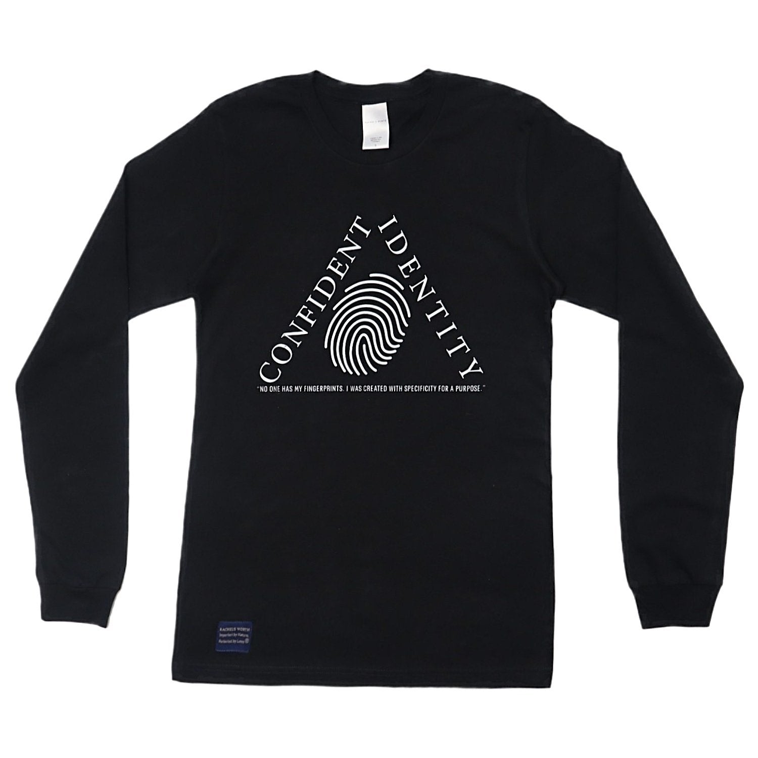 Confident Identity Black Long Sleeve Tee