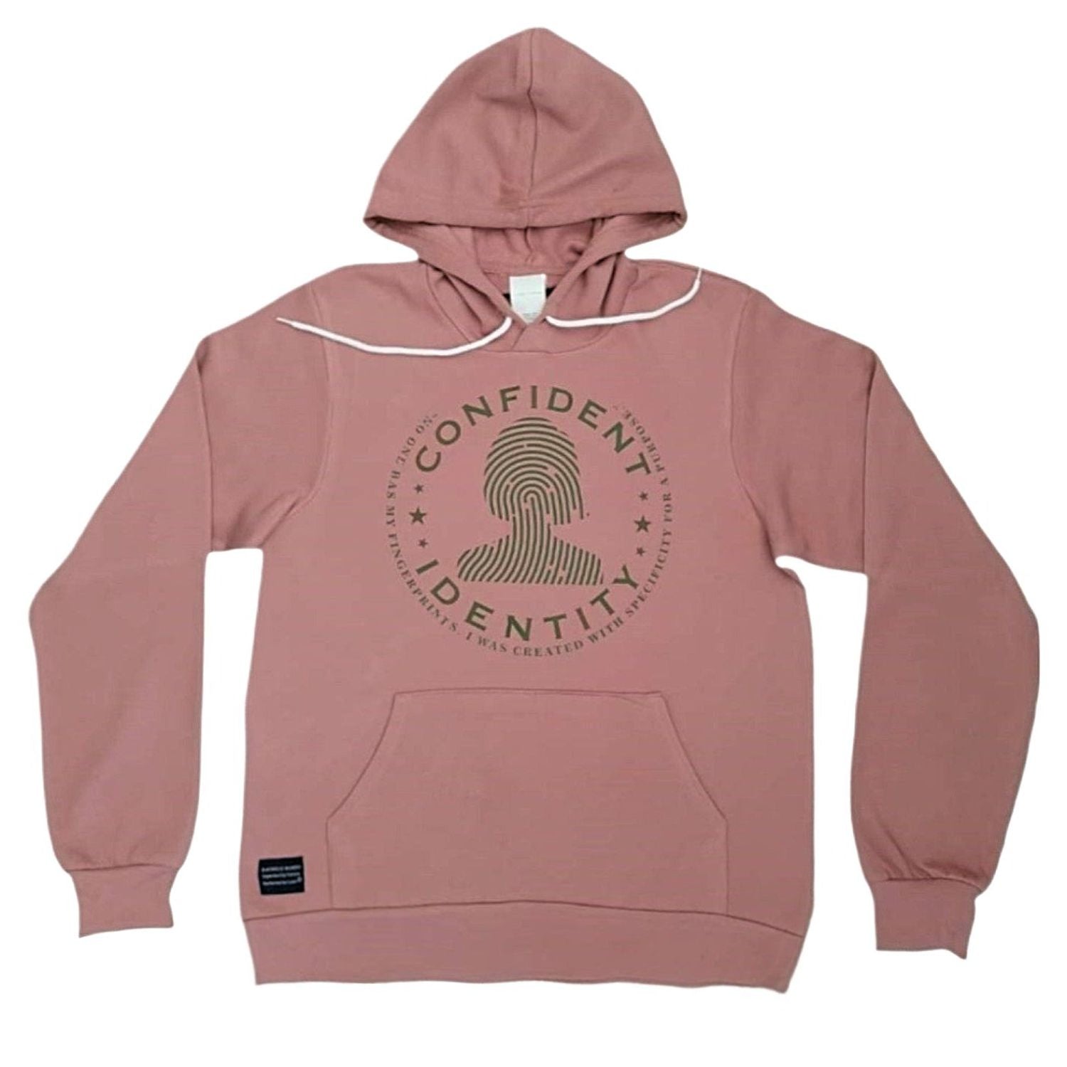 Cozy Confident Identity Mauve Pink Hoodie