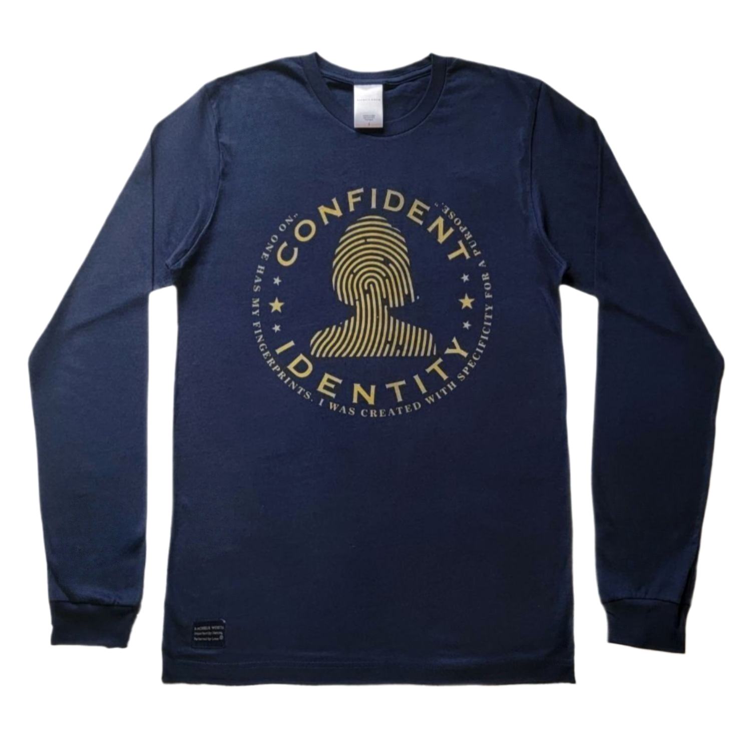 Confident Identity Stars Women's Long Sleeve T-Shirt Nacy