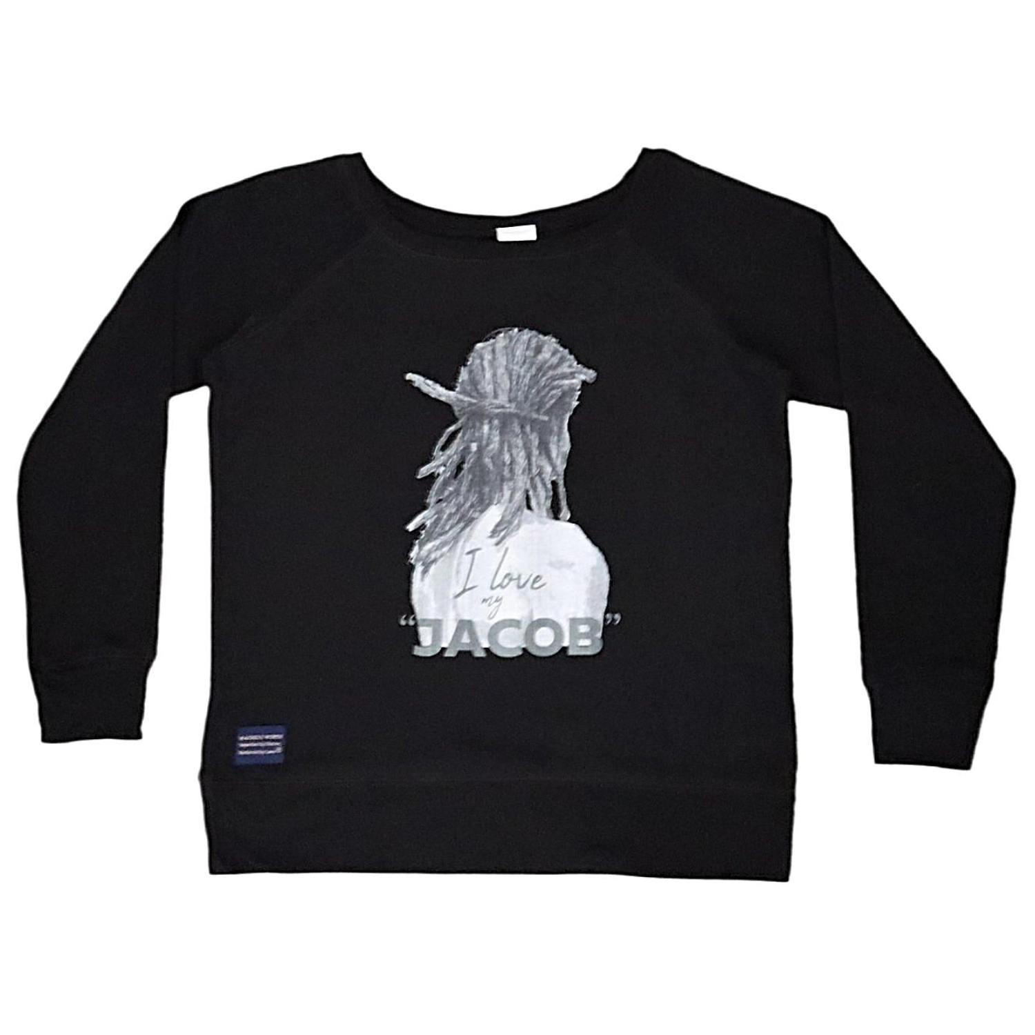 I Love My "Jacob" Dreads Black Sweater