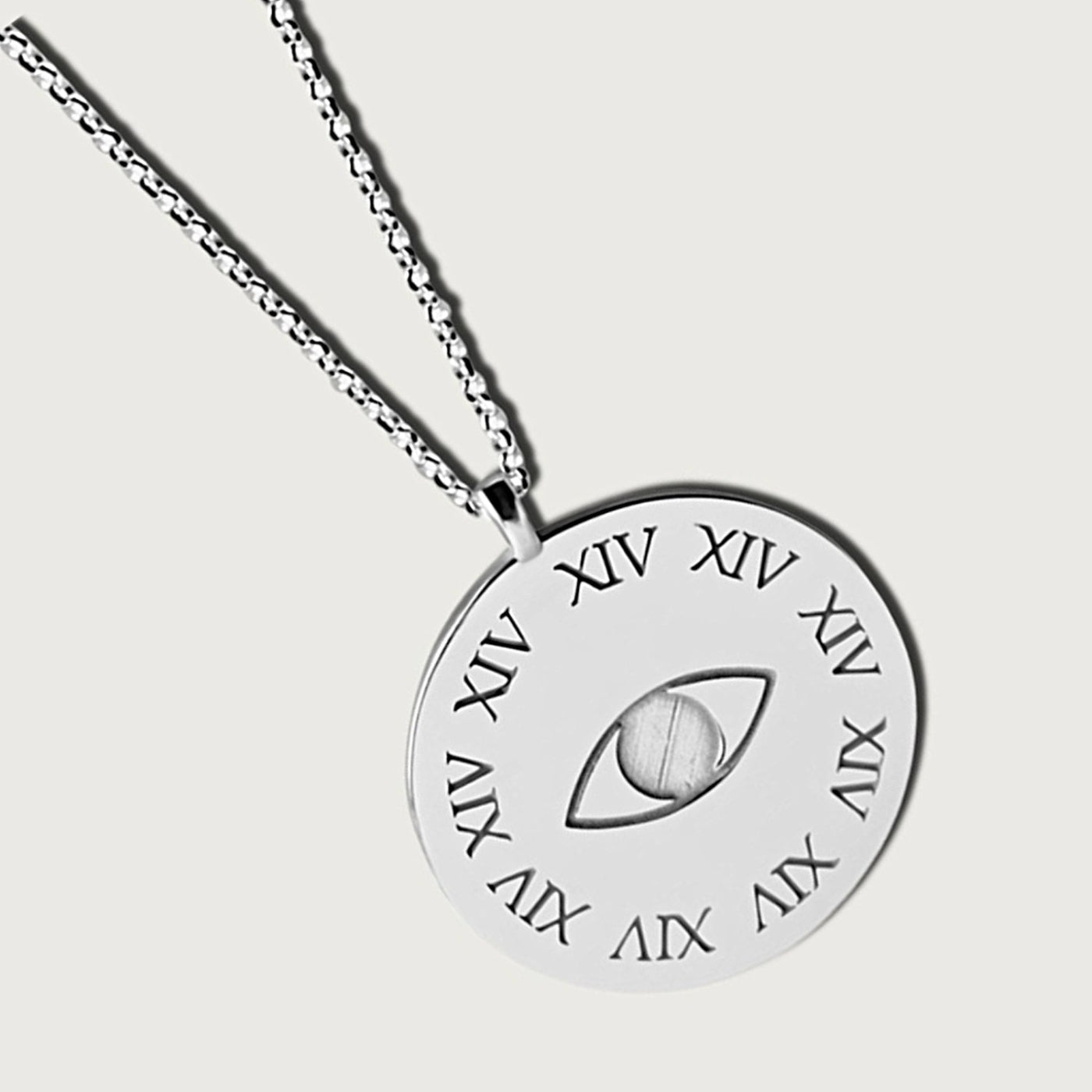 Legacy Sterling Silver Coin Necklace
