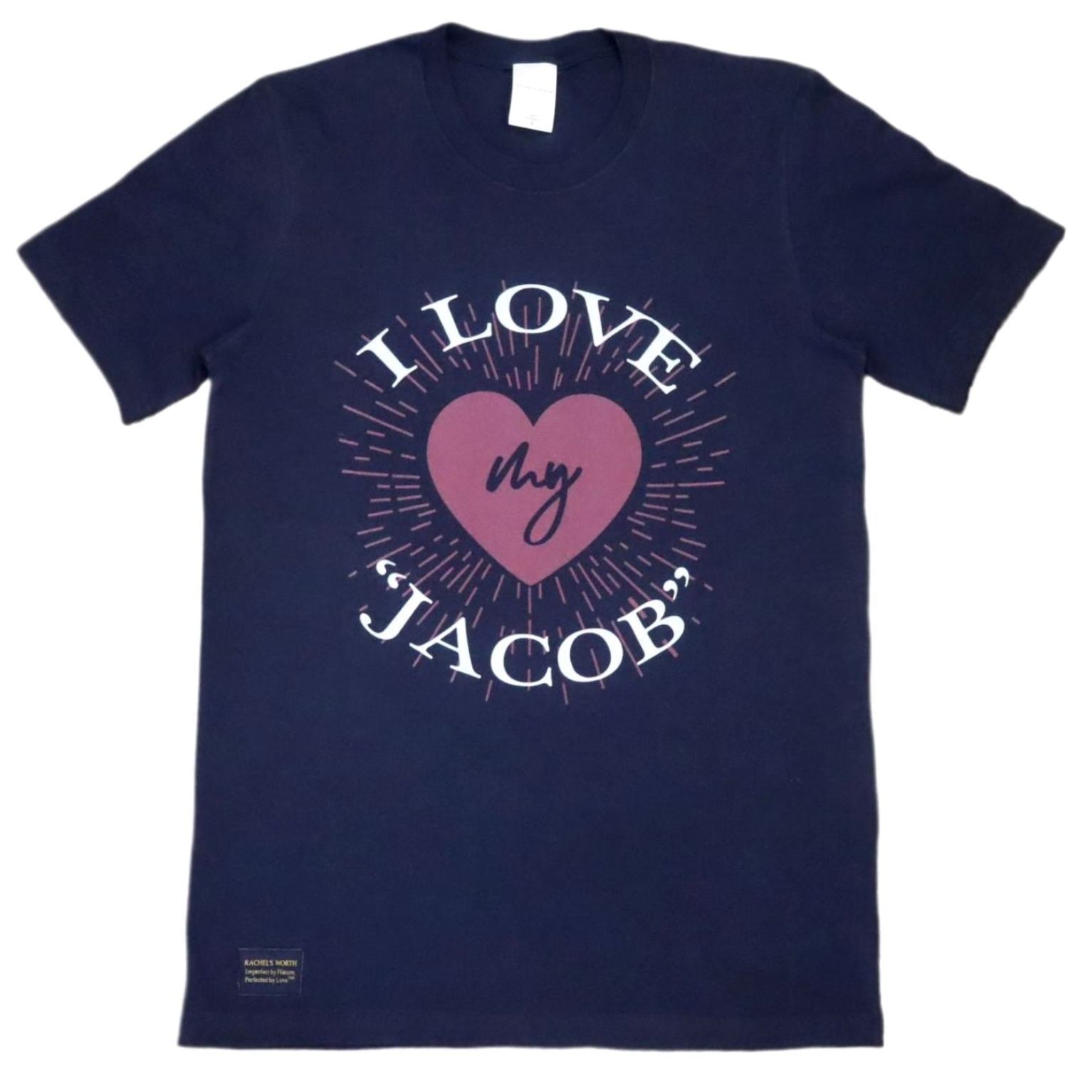 Navy I Love My Jacob Sparks Short Sleeve Tee