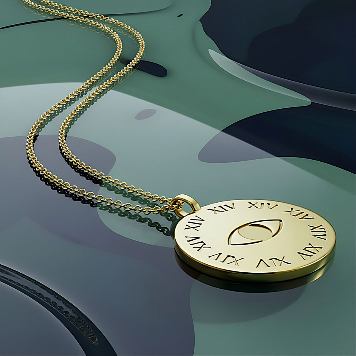 Rachel's Worth Legacy Solid 14K Gold Coin Pendant Necklace, an heirloom-quality fine jewelry design inspired by faith and legacy.