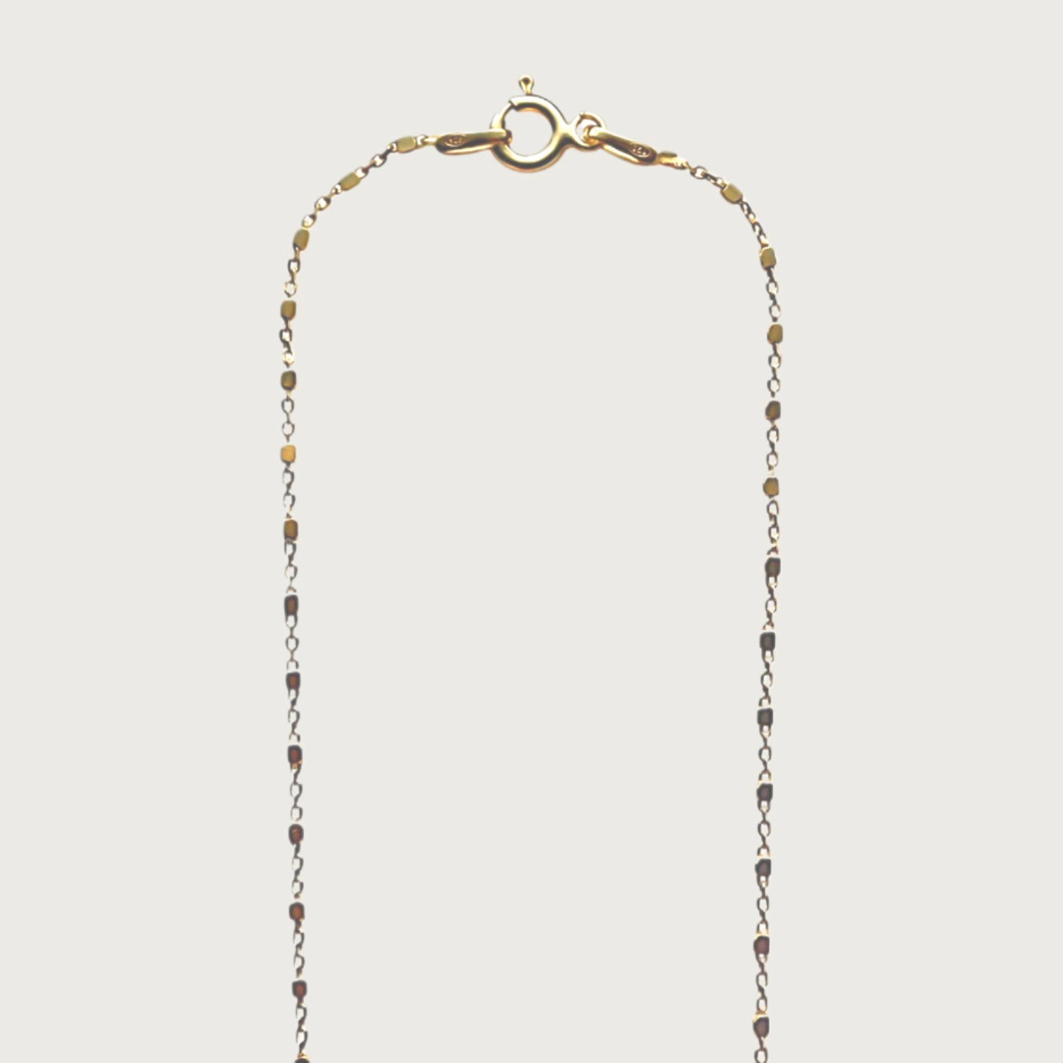 handcrafted 18k gold necklace with cross pendant - symbol of faith and empowerment