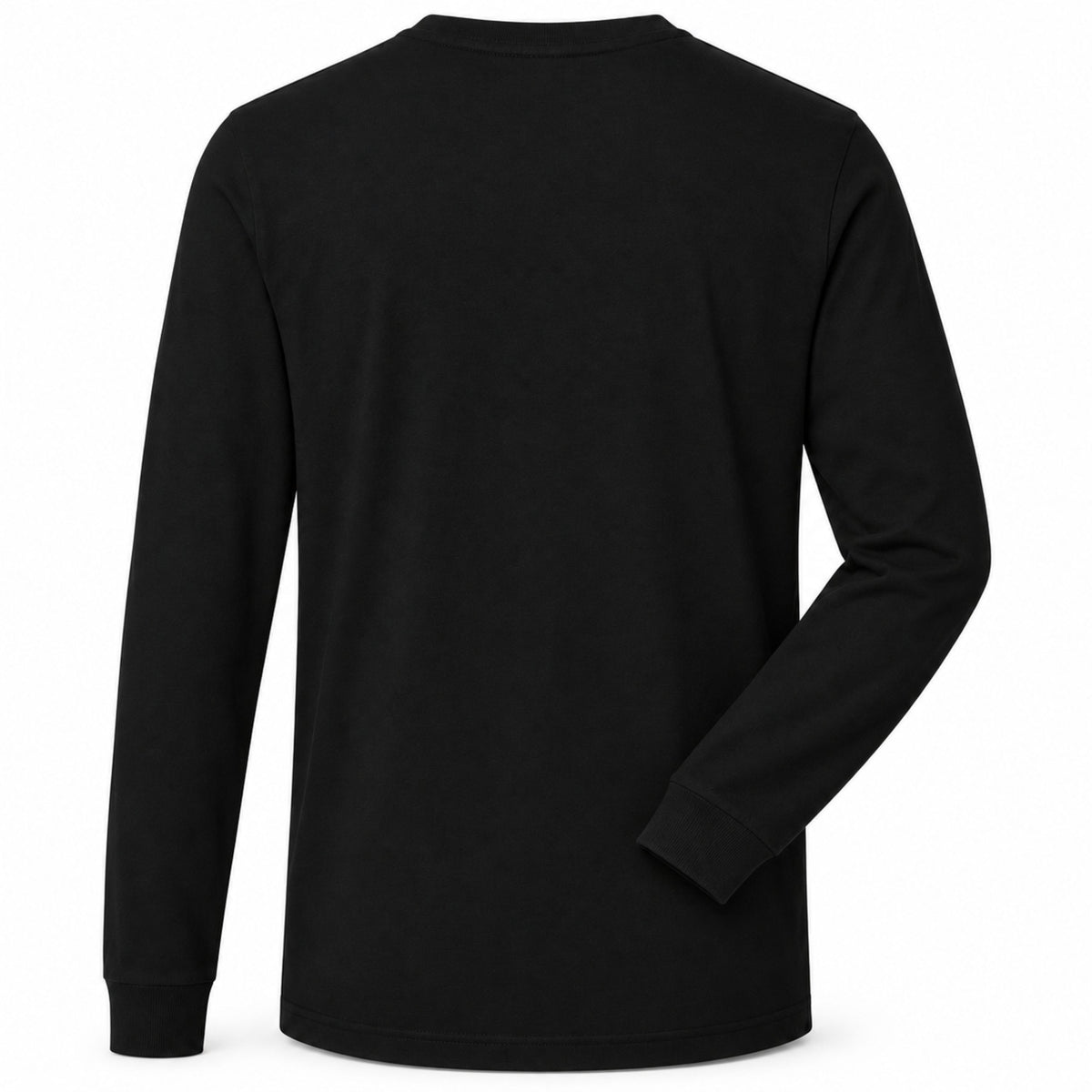 Back view of the Perfected by Love Wave Long Sleeve T-Shirt showing its clean regular-fit silhouette.