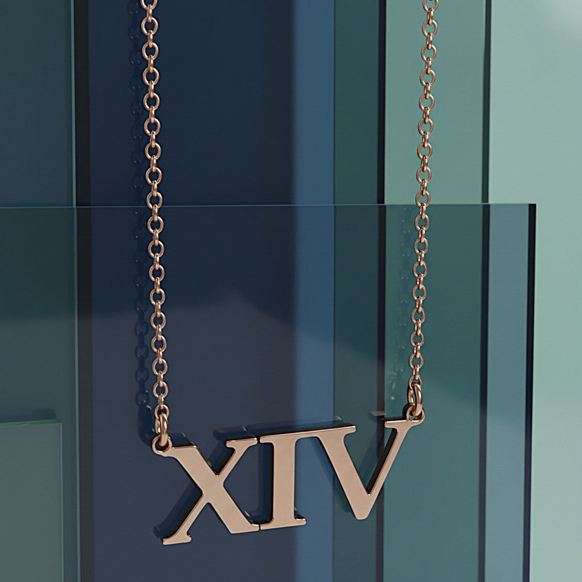 Rachel's Worth XIV 18K Rose Gold Vermeil Pendant Necklace inspired by faith, endurance, and God's timing.