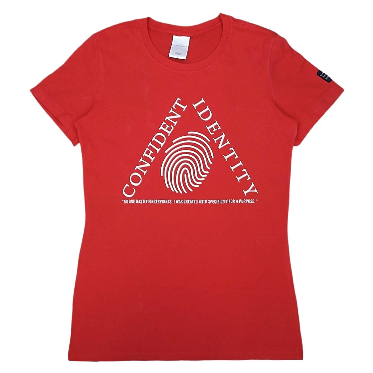Red Slim Fit Confident Identity Shirt