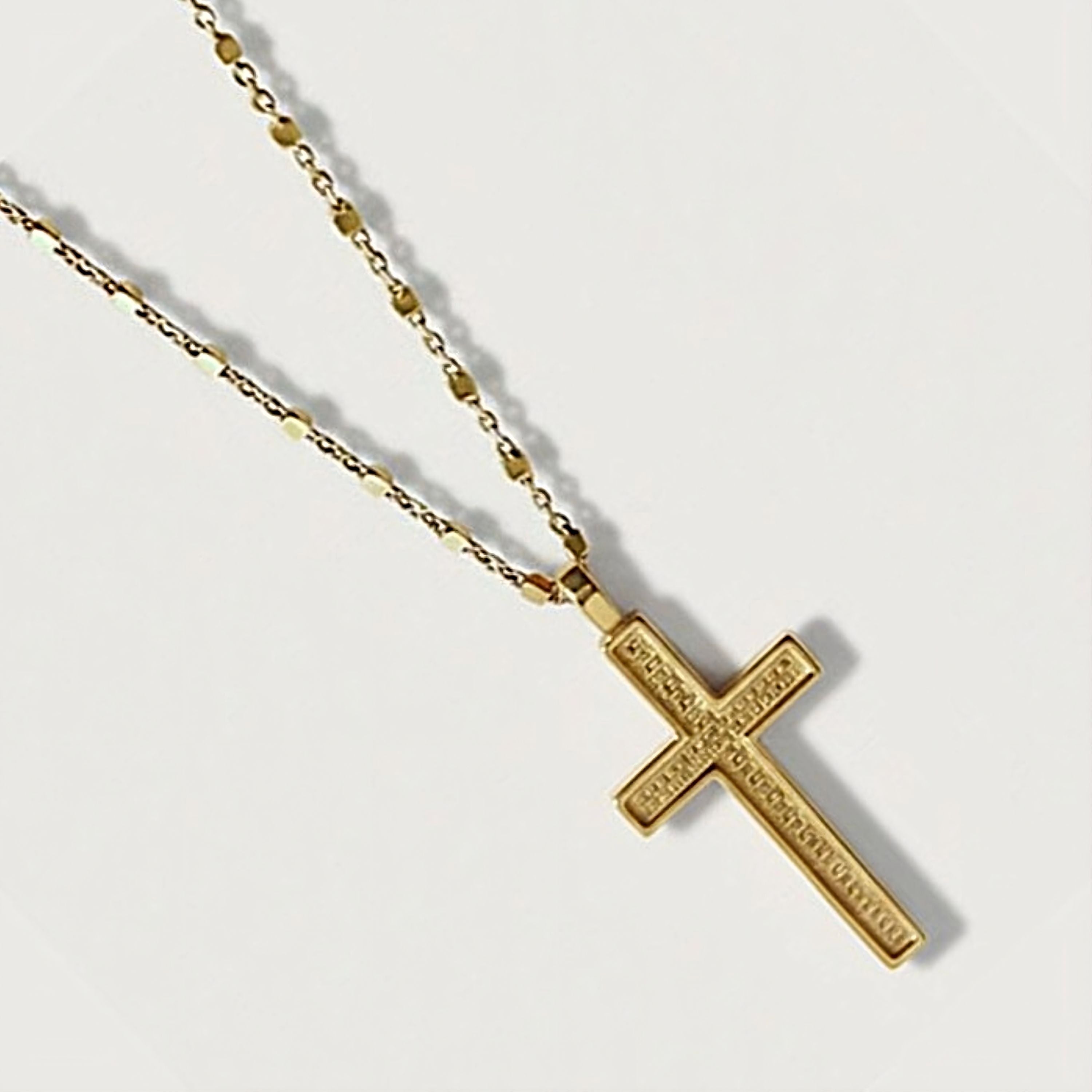 Gold Cross Necklace