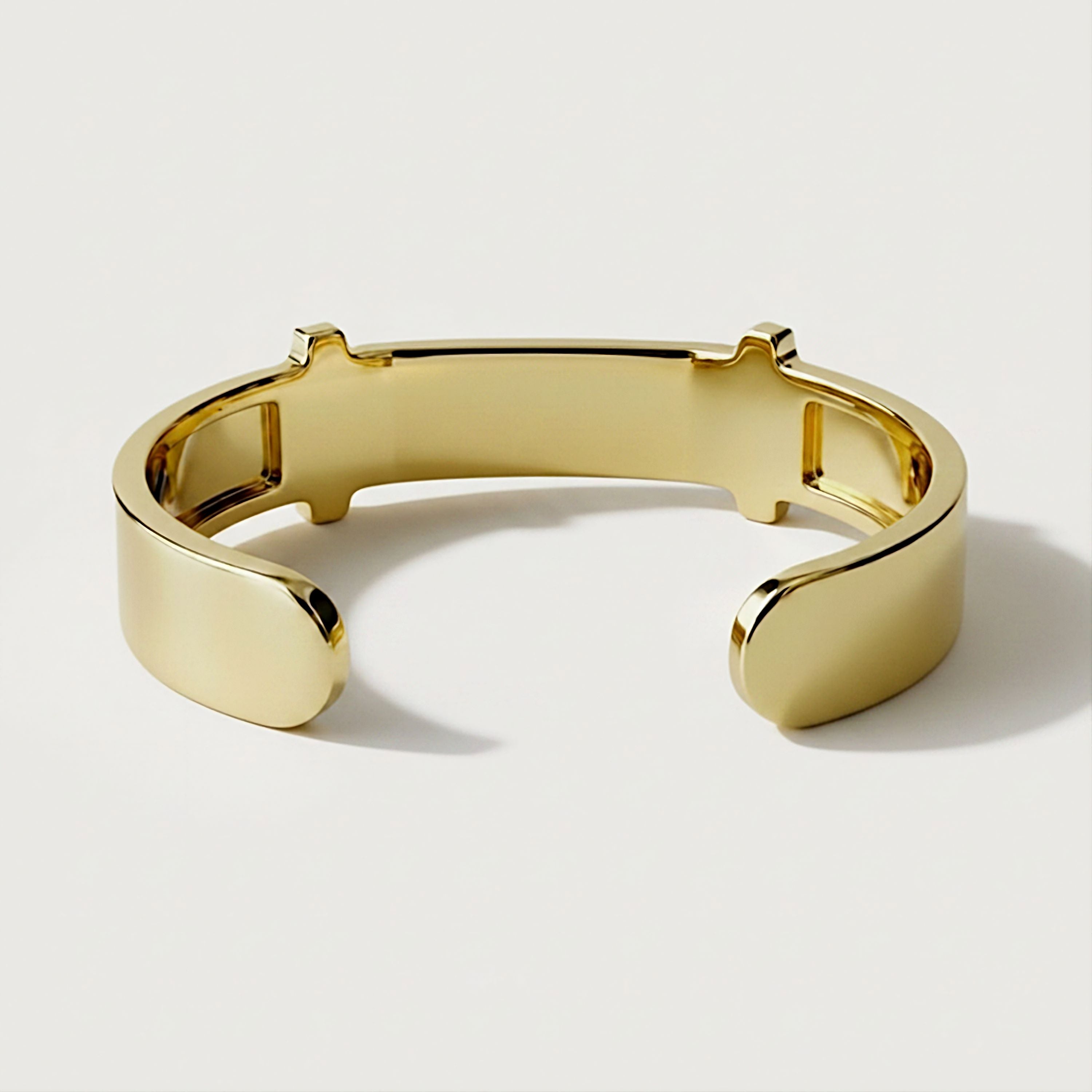 Confident Identity Gold Cuff Bracelet