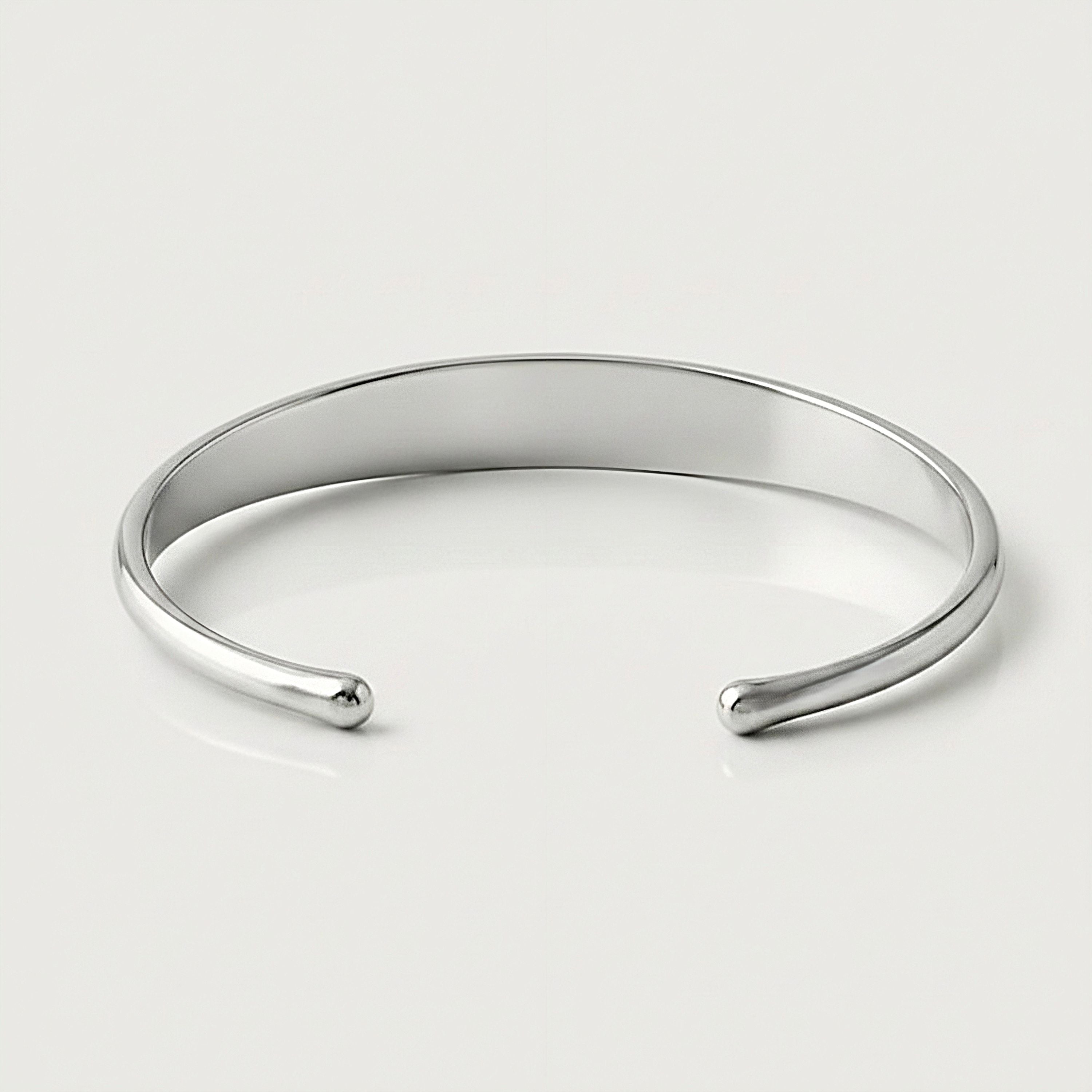 XIV (14) Sterling Silver Cuff Bracelet
