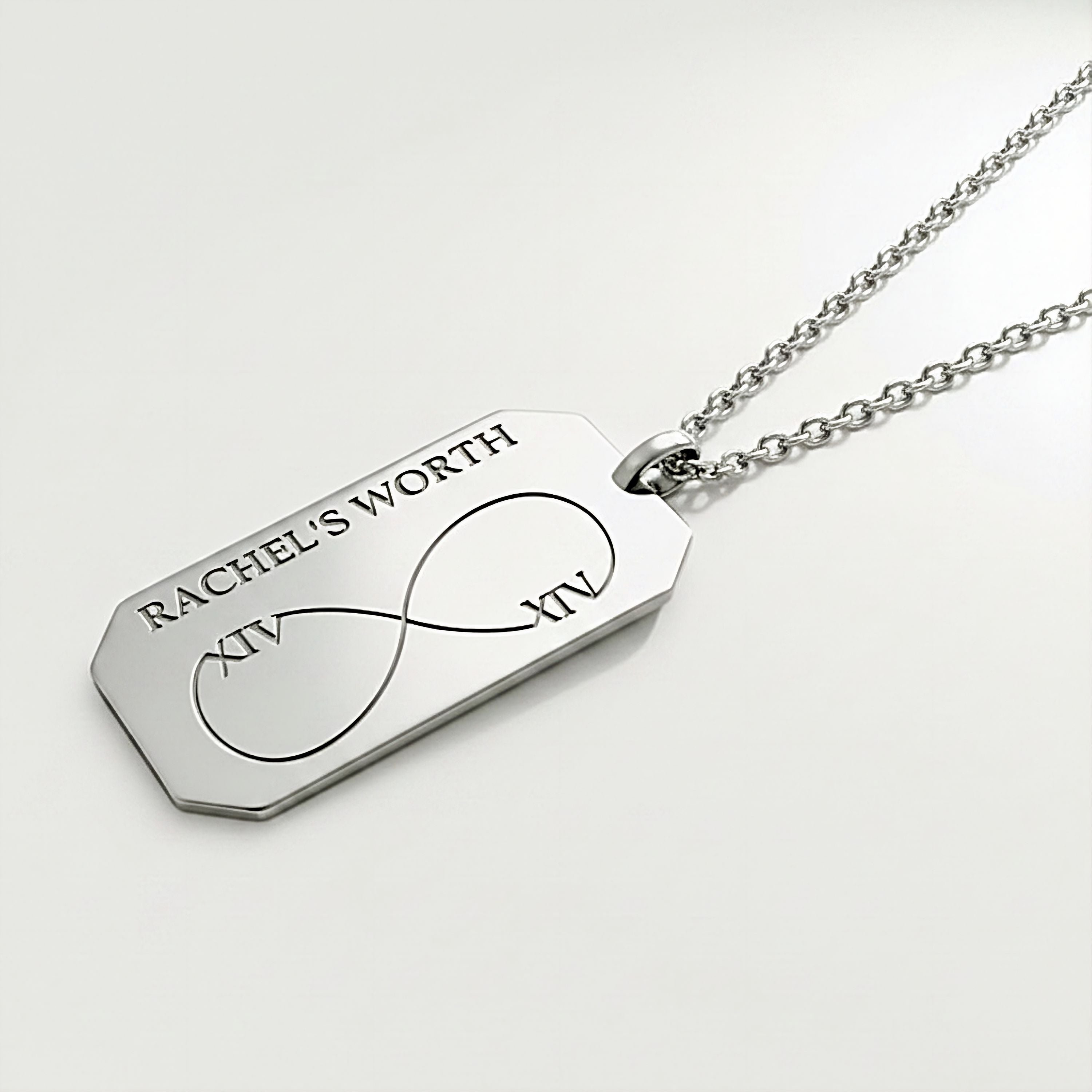 Infinity Sterling Silver Pendant Necklace