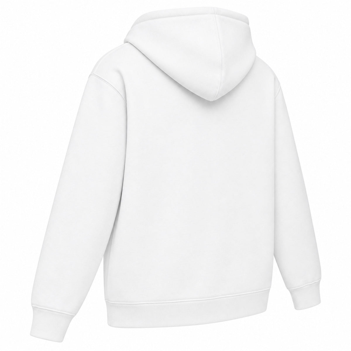 Sudadera con capucha de algodón para mujer con triángulos de identidad segura