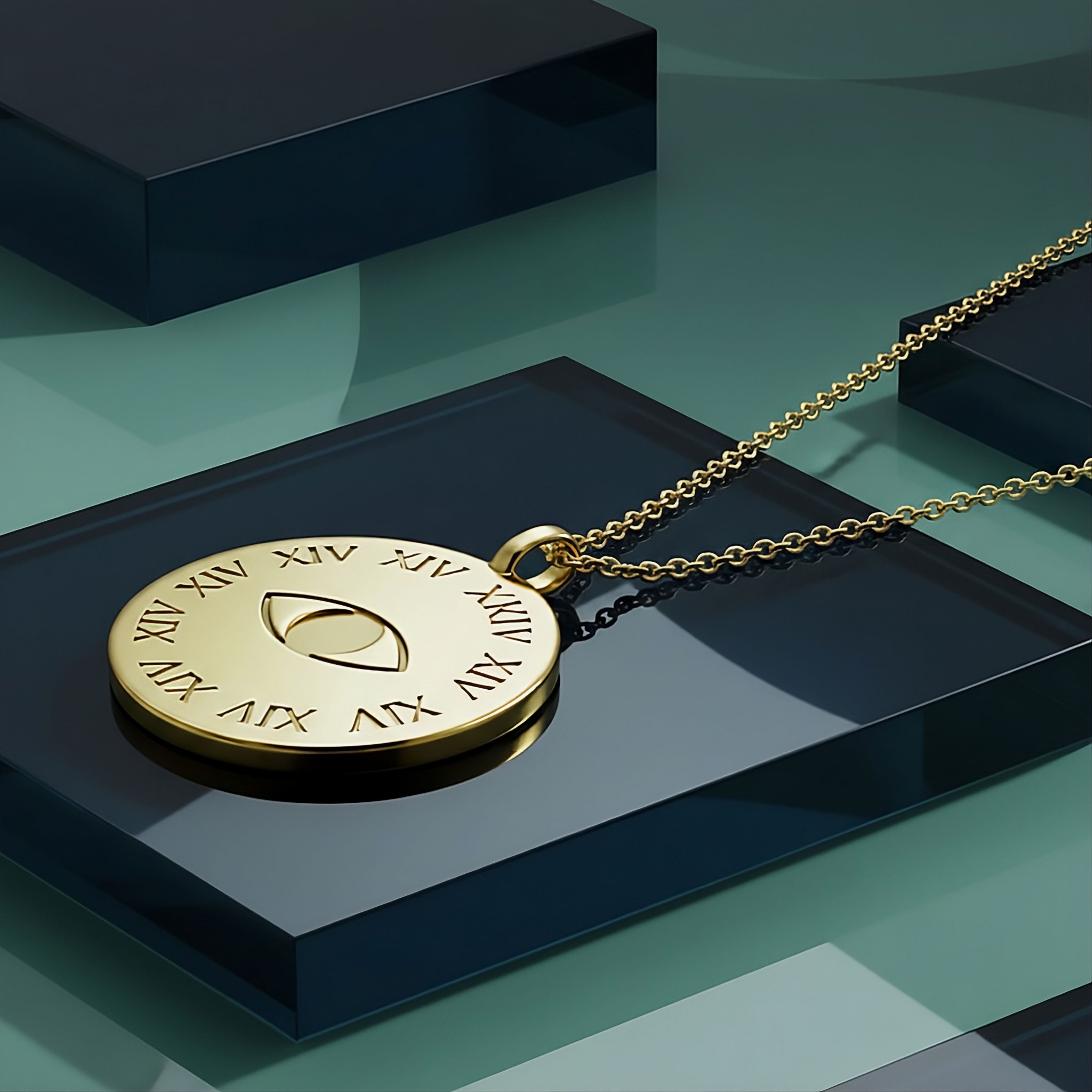 Legacy Gold Vermeil Coin Necklace