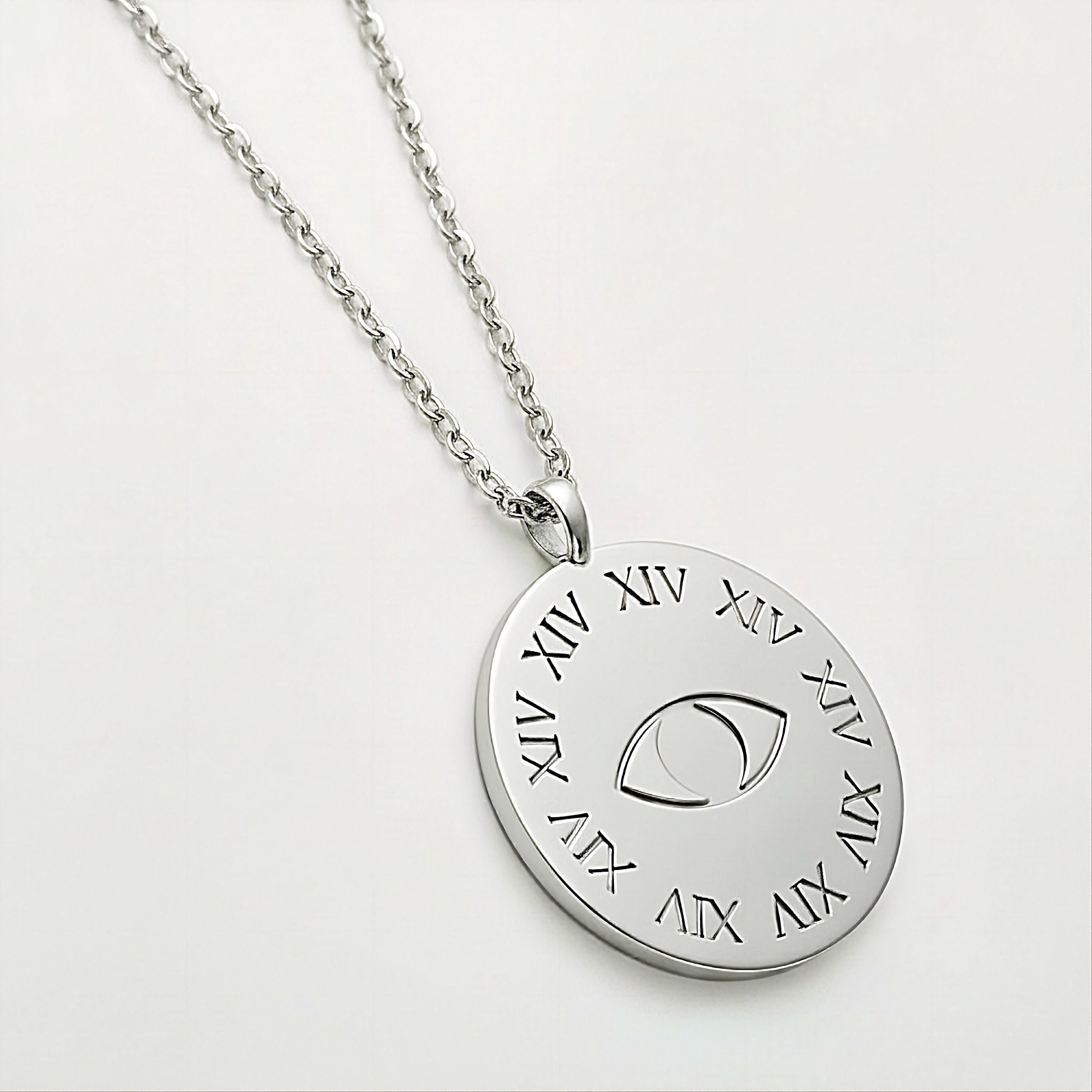 Legacy Sterling Silver Coin Necklace
