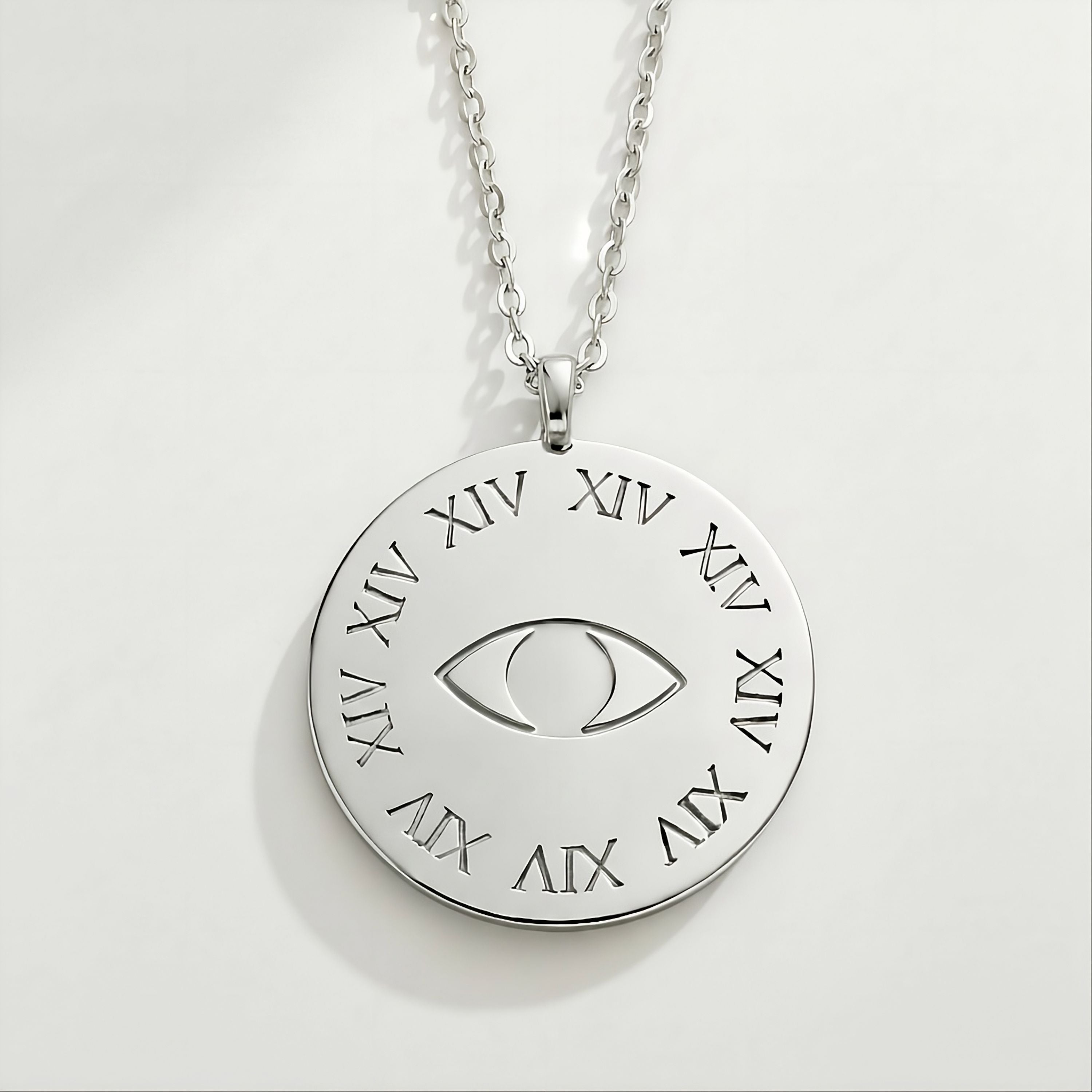 Legacy Sterling Silver Coin Necklace