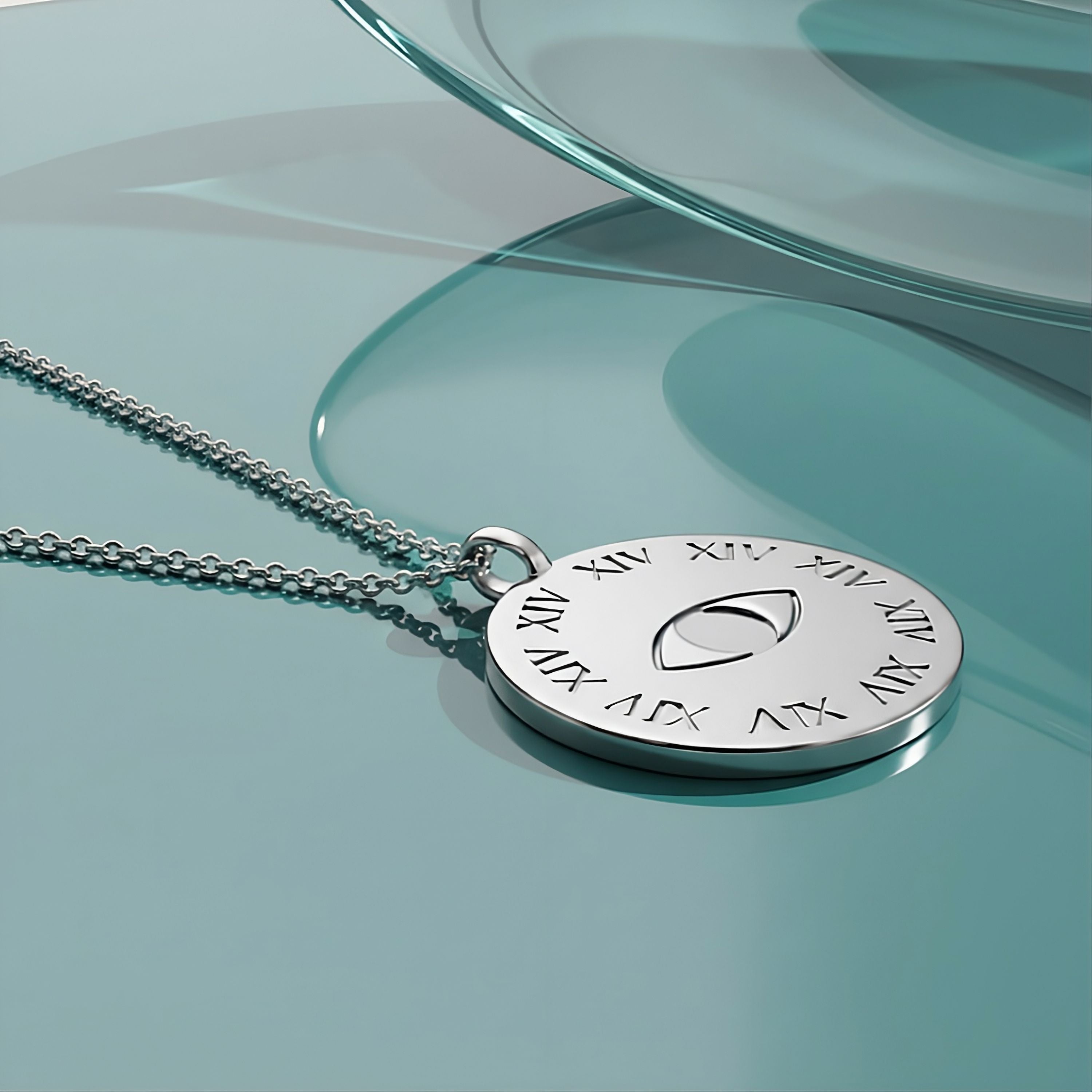 Legacy Sterling Silver Coin Necklace