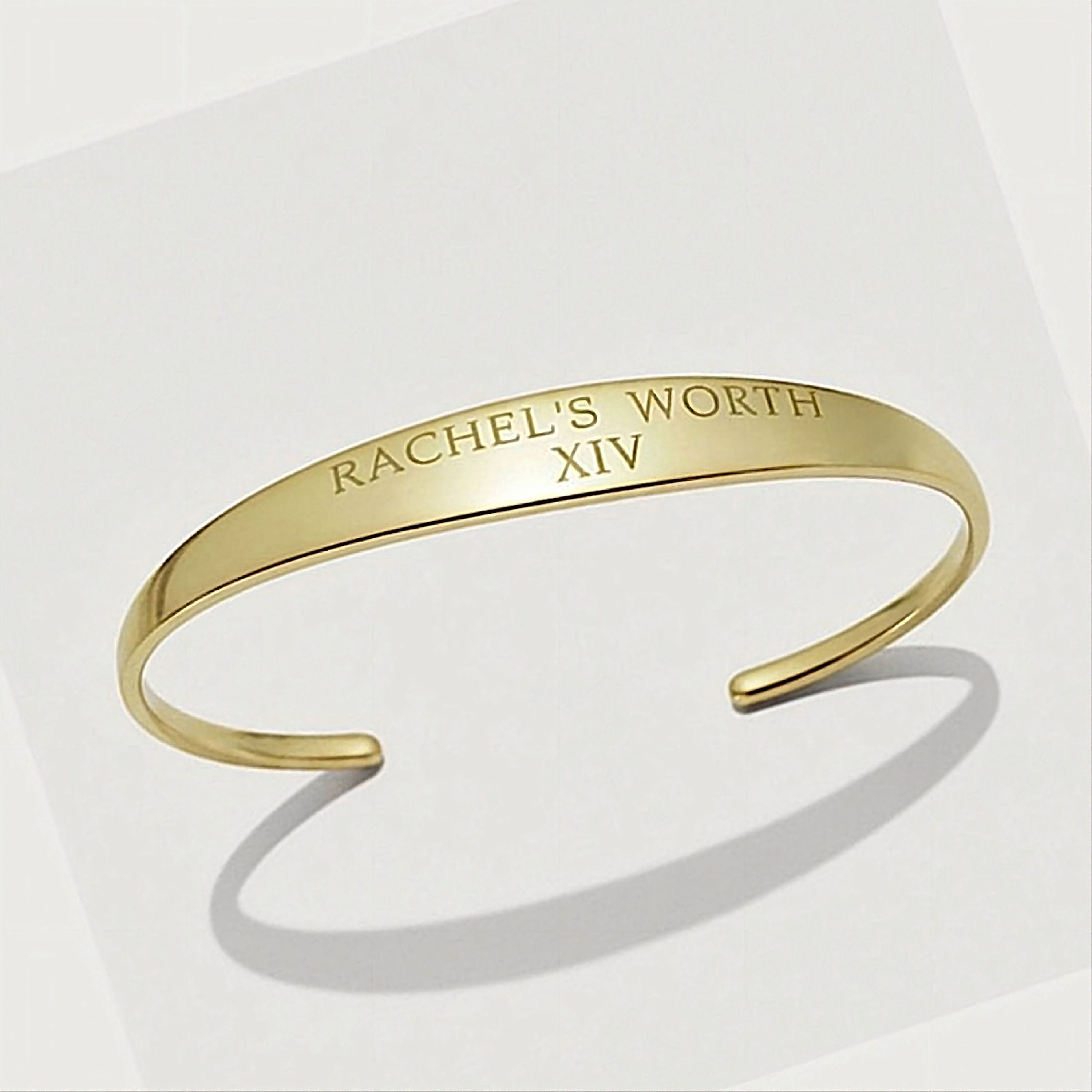 Pulsera brazalete de oro XIV