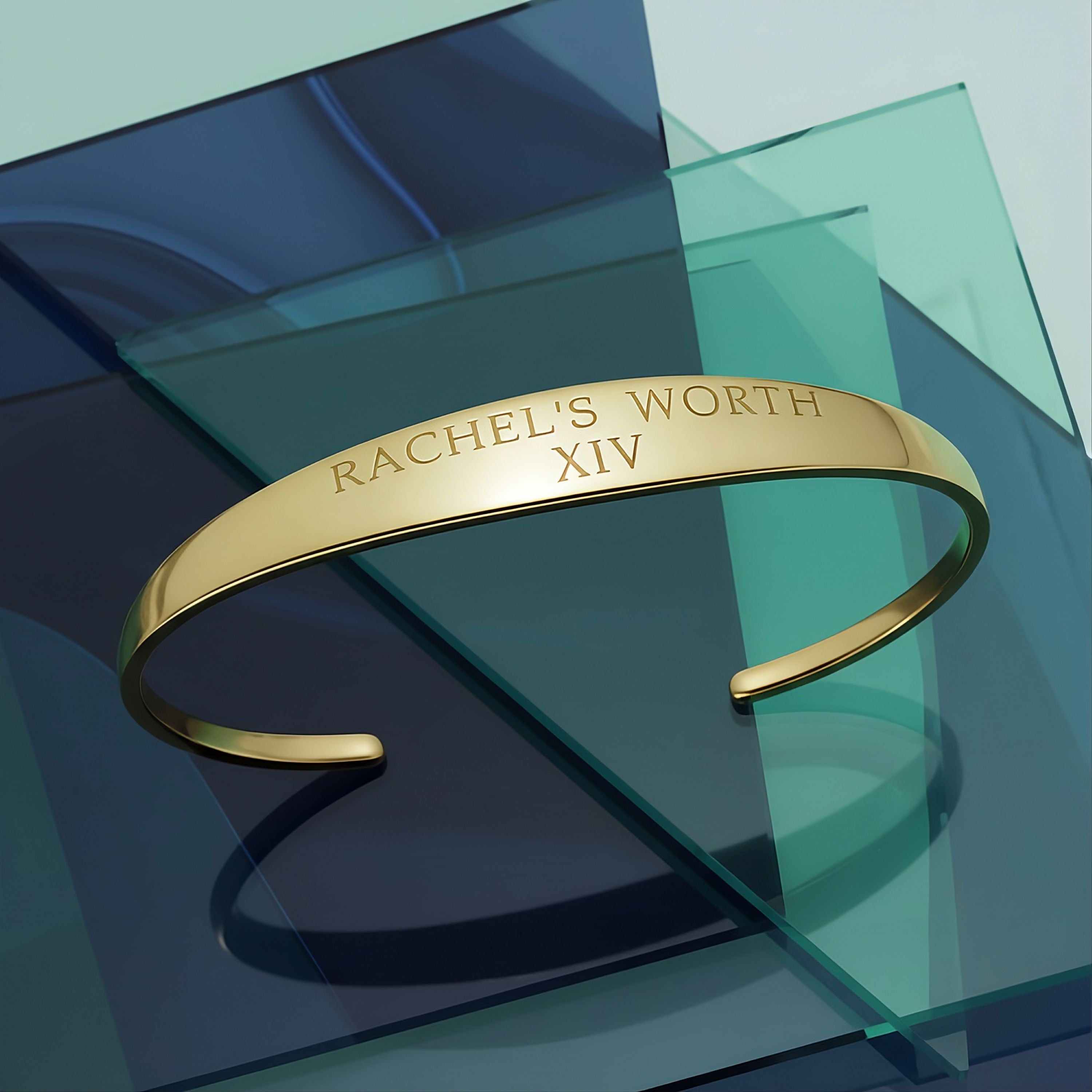 XIV Vermeil Gold Cuff Bracelet
