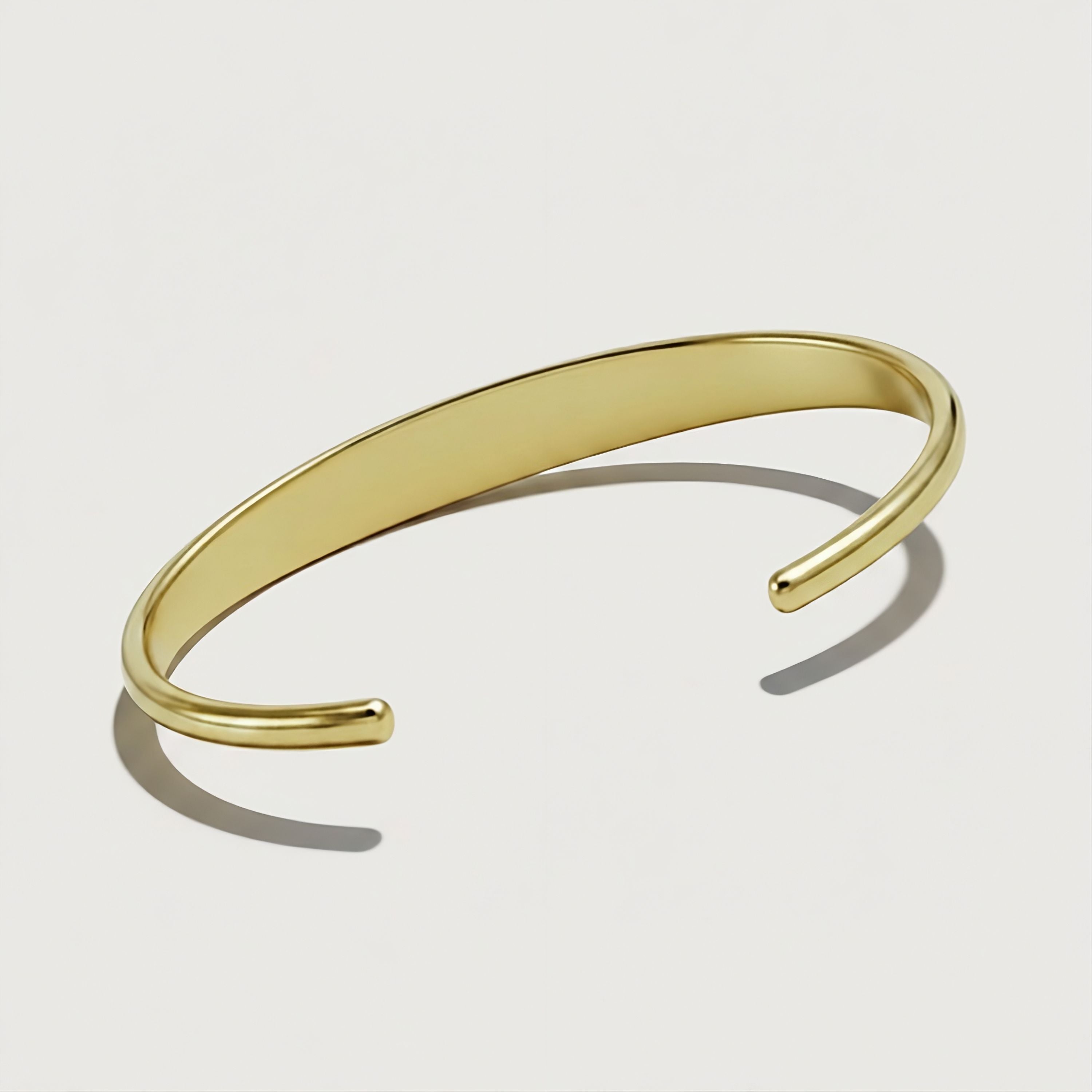 XIV Vermeil Gold Cuff Bracelet