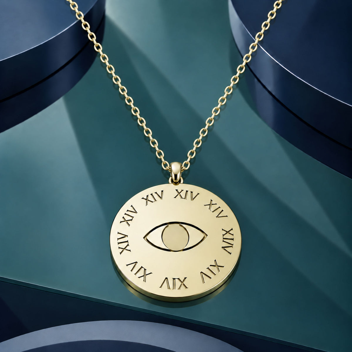 Legacy 14K Yellow Gold Vermeil Coin Necklace
