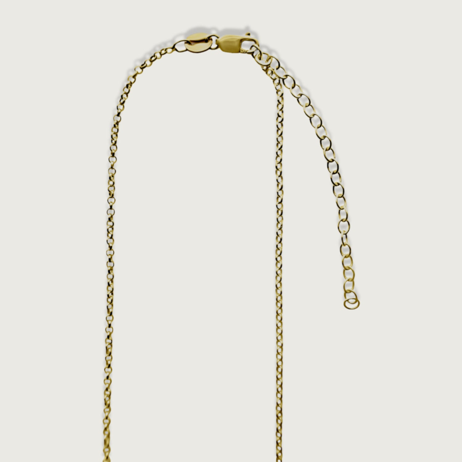 Rachel's Worth 18K Gold 16inch diamond cut rolo chain