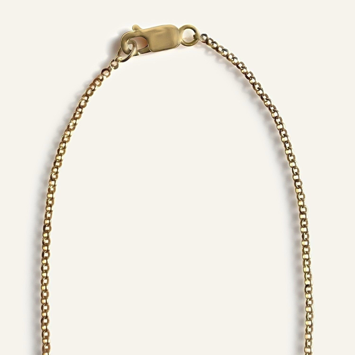 Rachel's Worth 14K Gold Rolo Diamond Chain