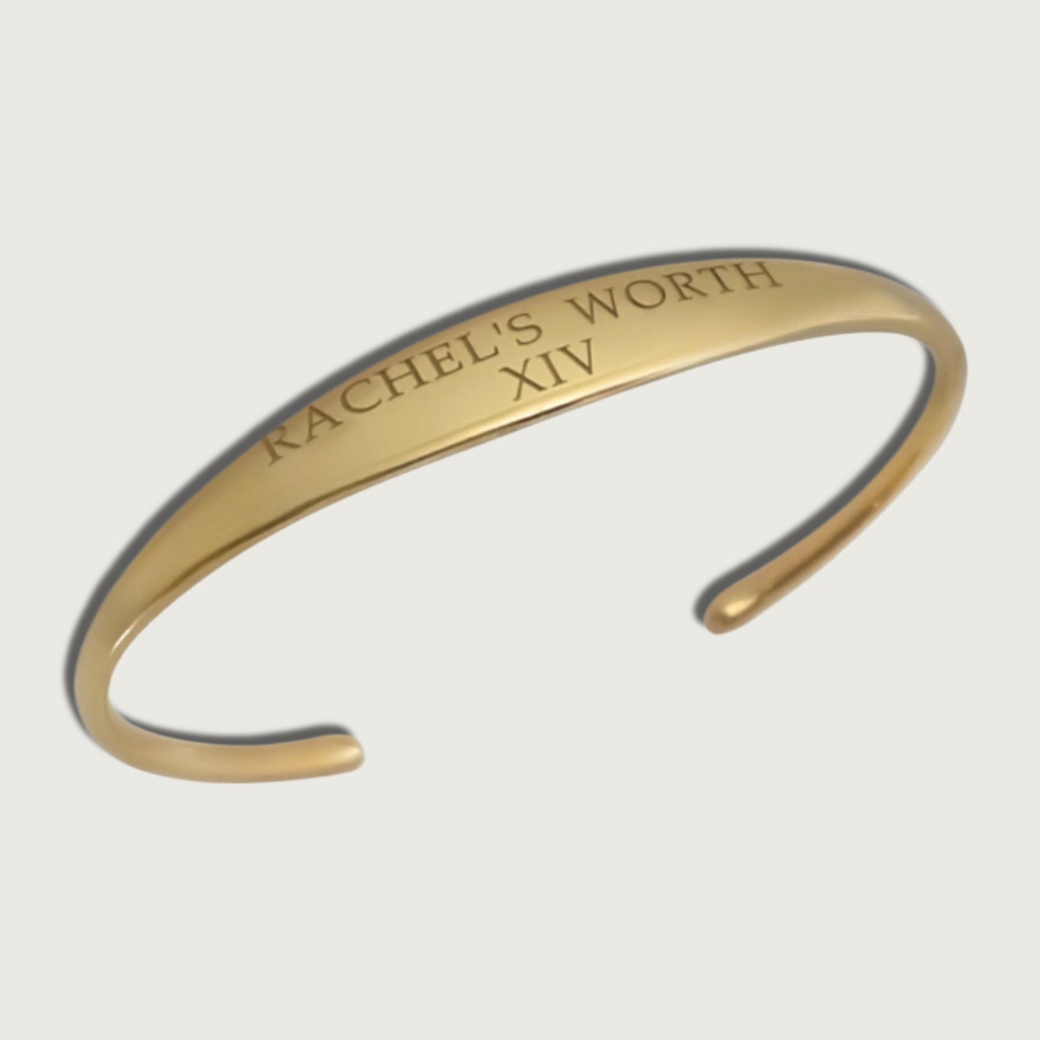 Rachel's Worth 14K Gold XIV Cuff Bracelet