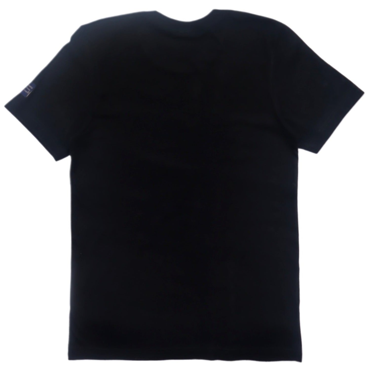 Black Short Sleeve Wave Perfected by Love Shirt Back