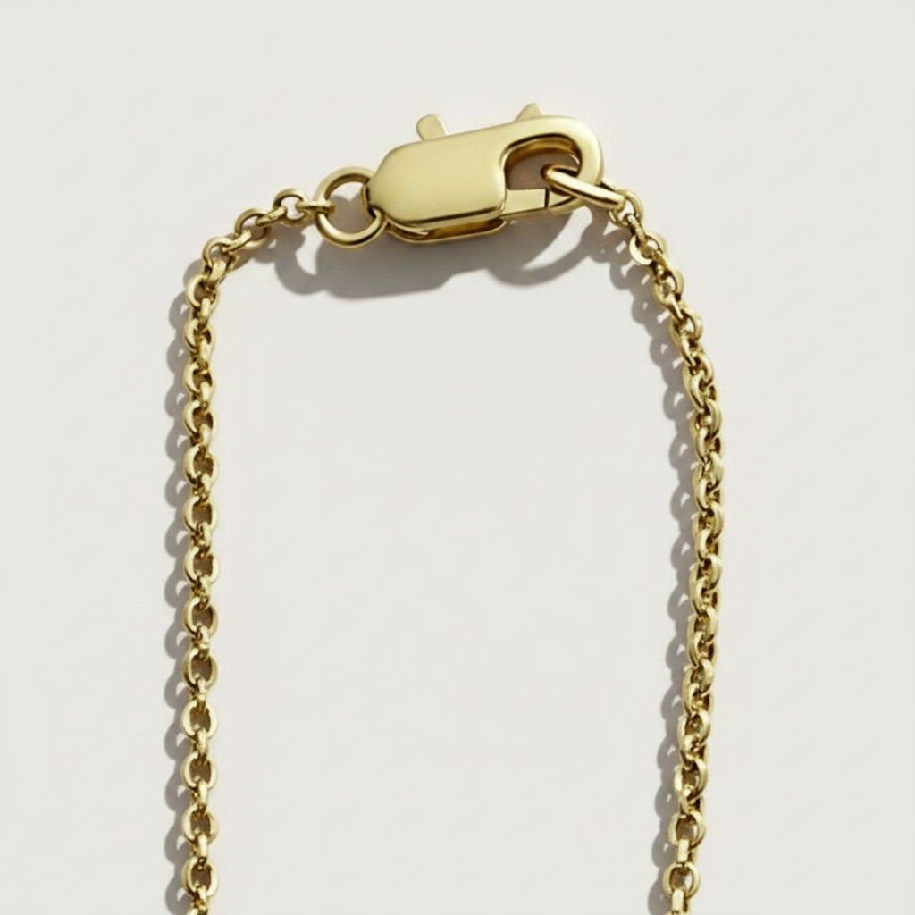 XIV 14K Gold Coin Necklace