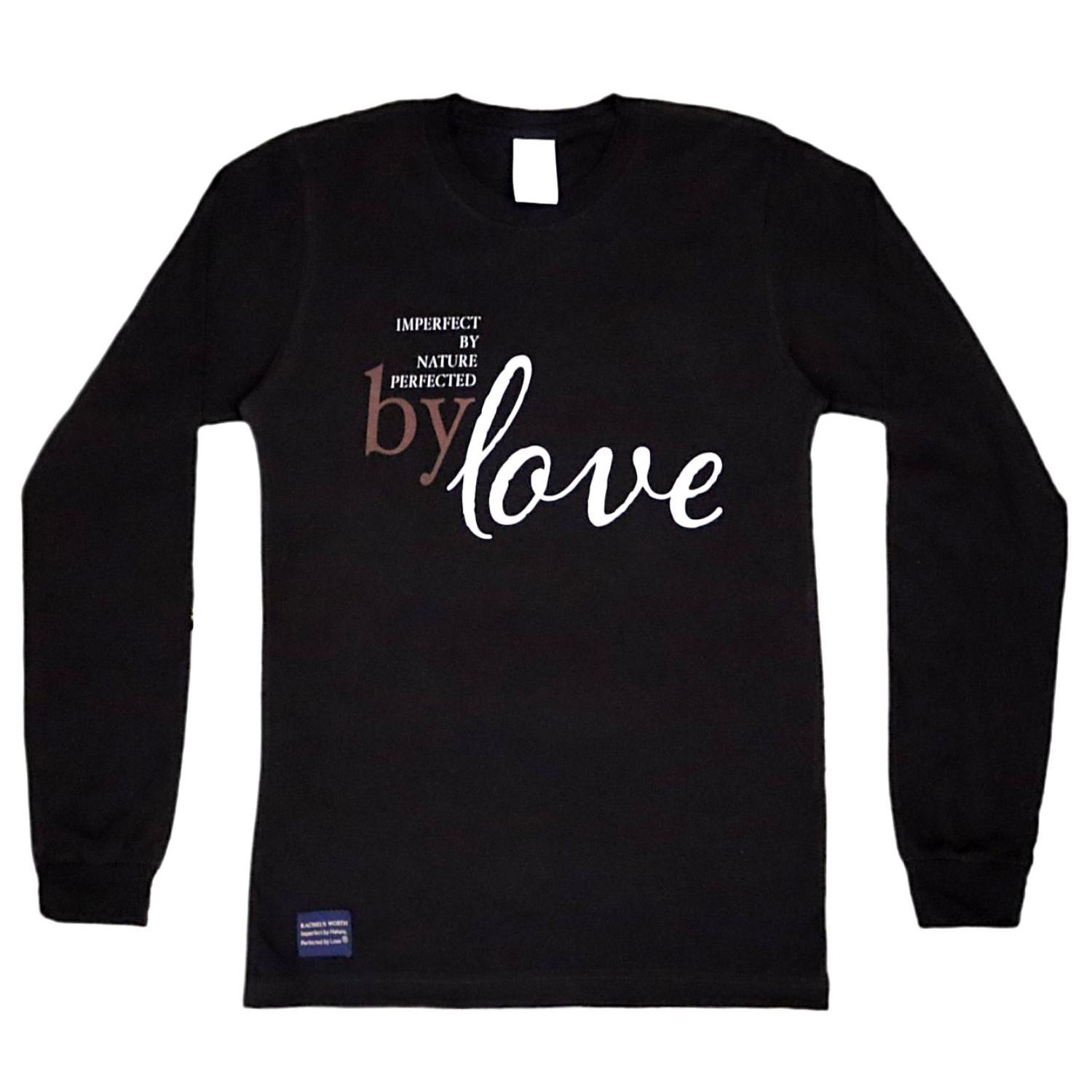 Imperfect by Nature, Perfect by Love Black Long Sleeve T-Shirt