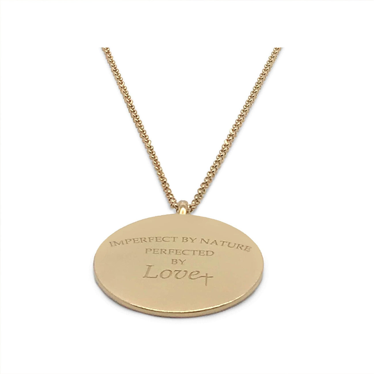 Gold Special Edition Perfected by Love Coin Necklace