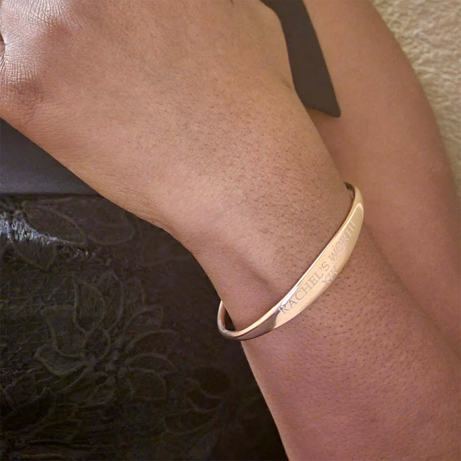 RW XIV Cuff Bracelet in Rose Gold