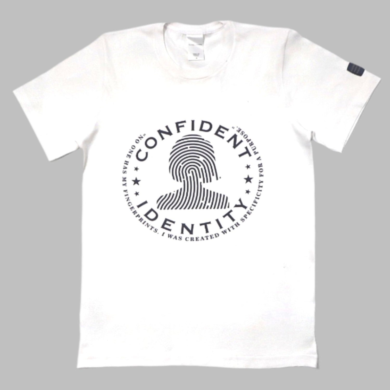 Short Sleeve Confident Identity White Shirt