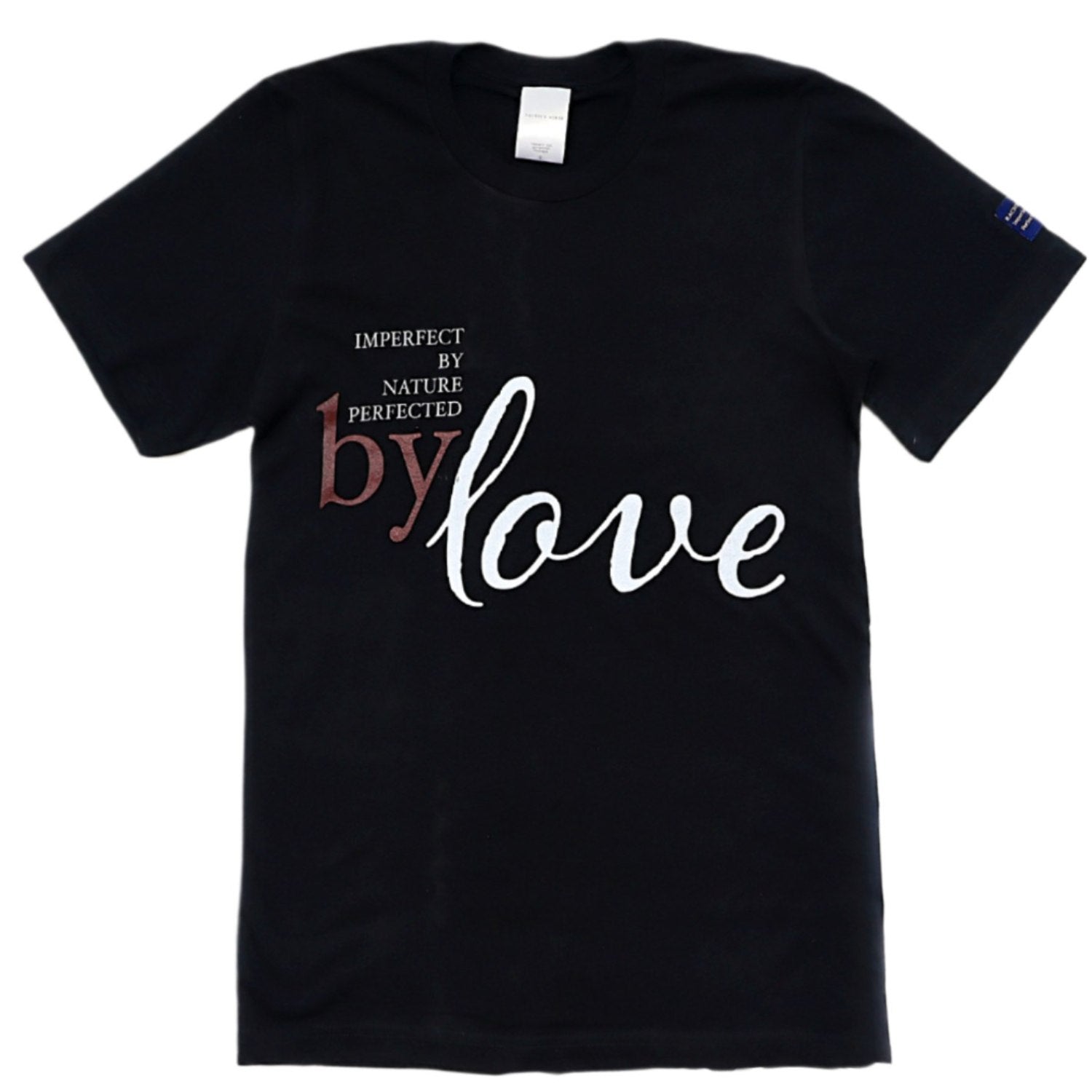 Short Sleeve Perfected by Love Black Shirt