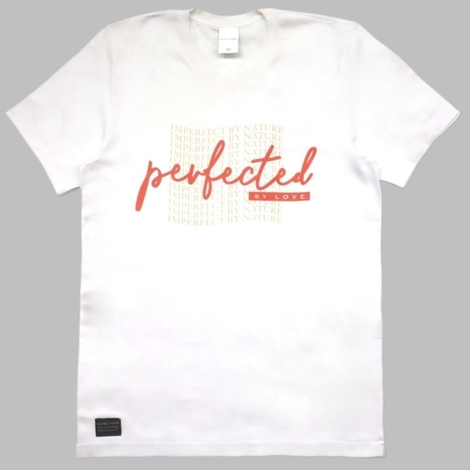 White Short Sleeve Perfected by Love Wave Shirt