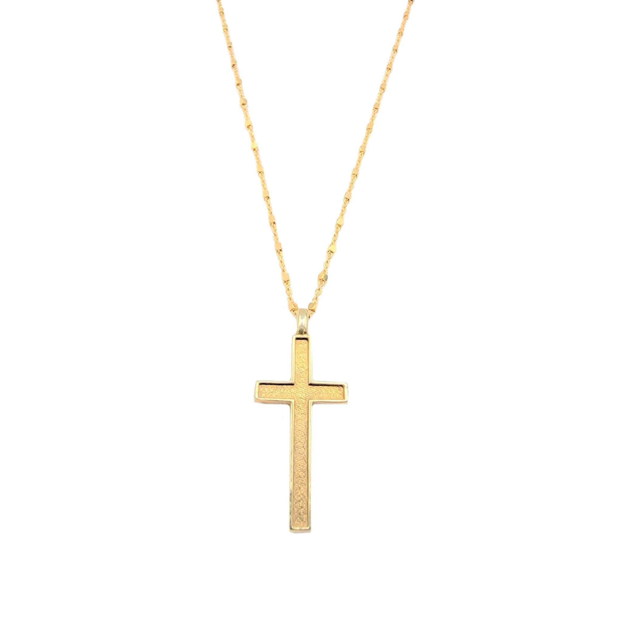 Cross Necklace Gold Rachel's Worth