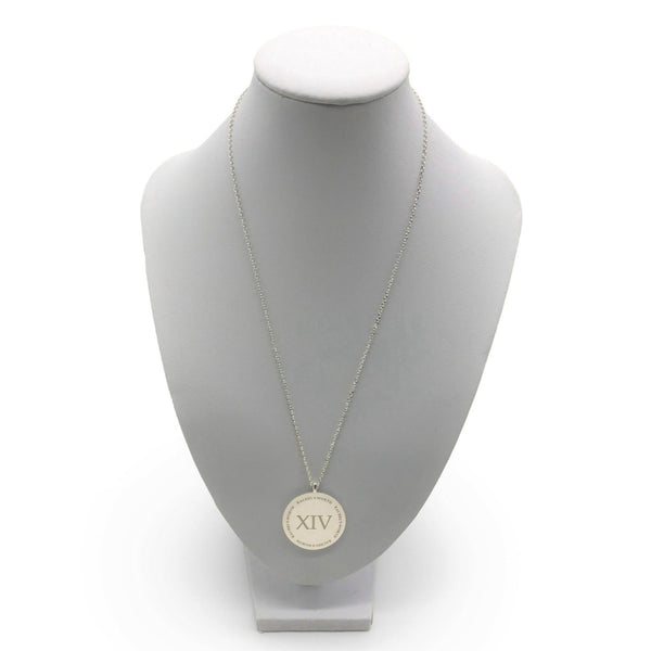 RW Silver XIV Coin Necklace Jewelry