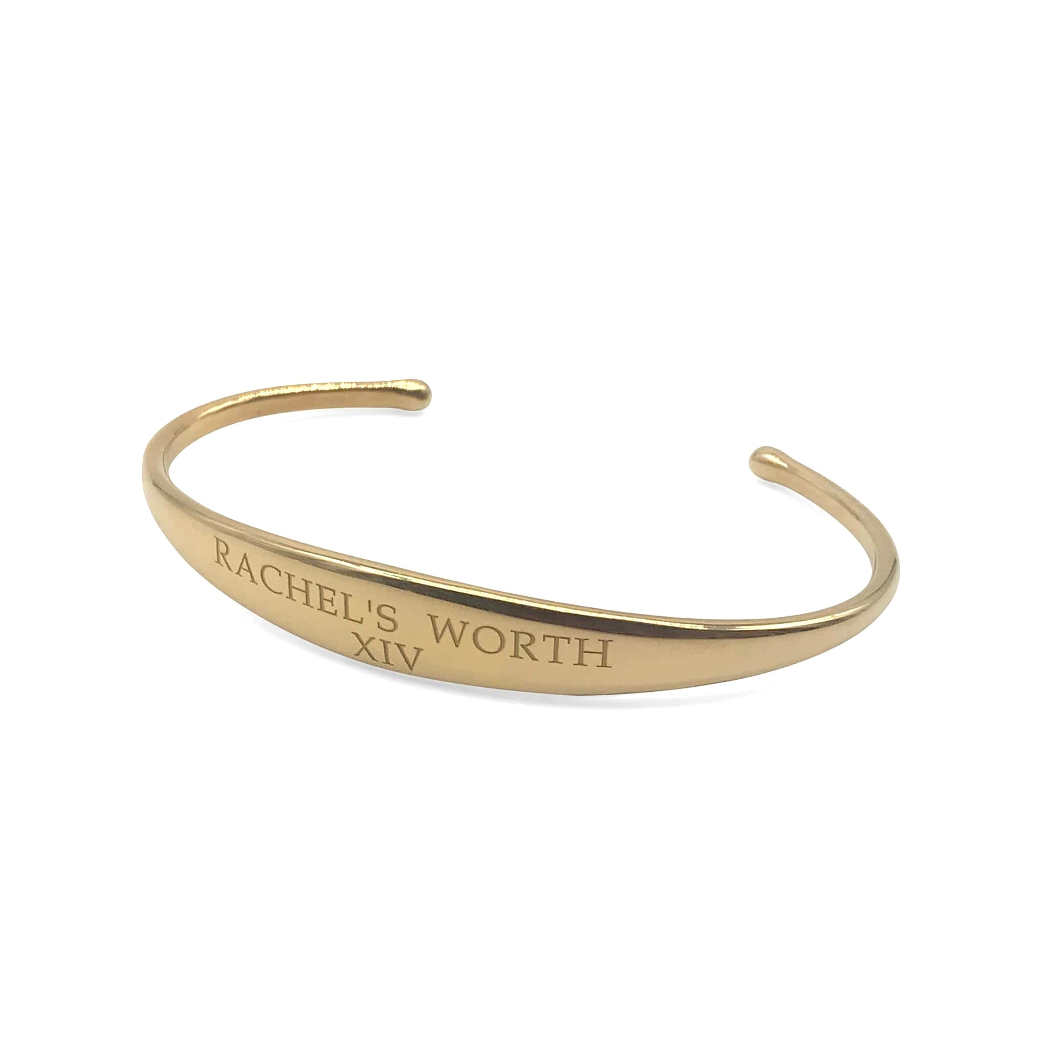 RW XIV Cuff Bracelet in Gold