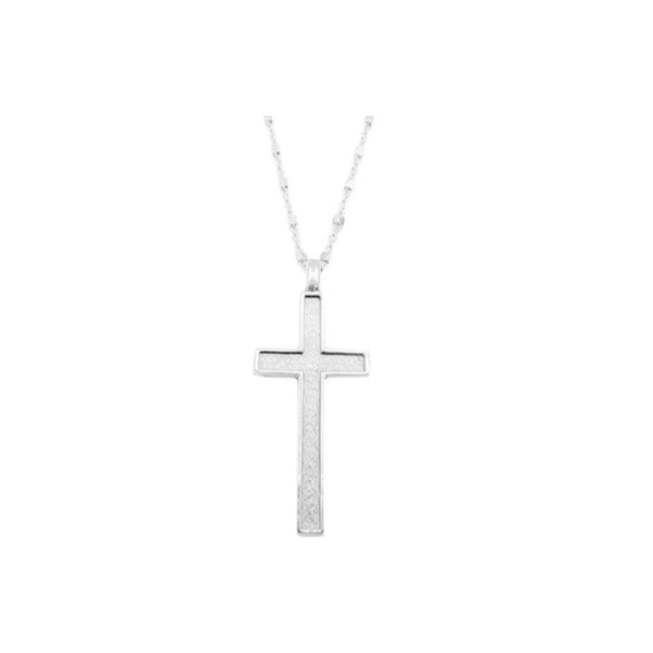 Silver Cross Necklace Rachel's Worth Jewelry